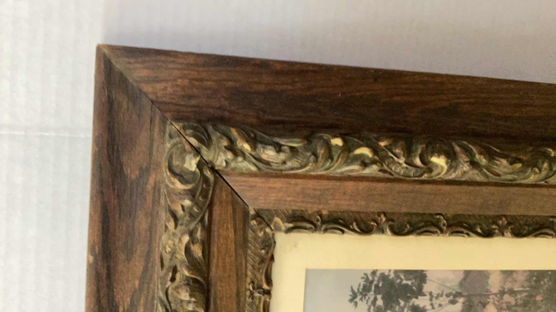 Photo 3 of VINTAGE “AN AFTERNOON (THE PERGOLA) SILVESTRO LEGA 1868 PRINT 28” X H 25”