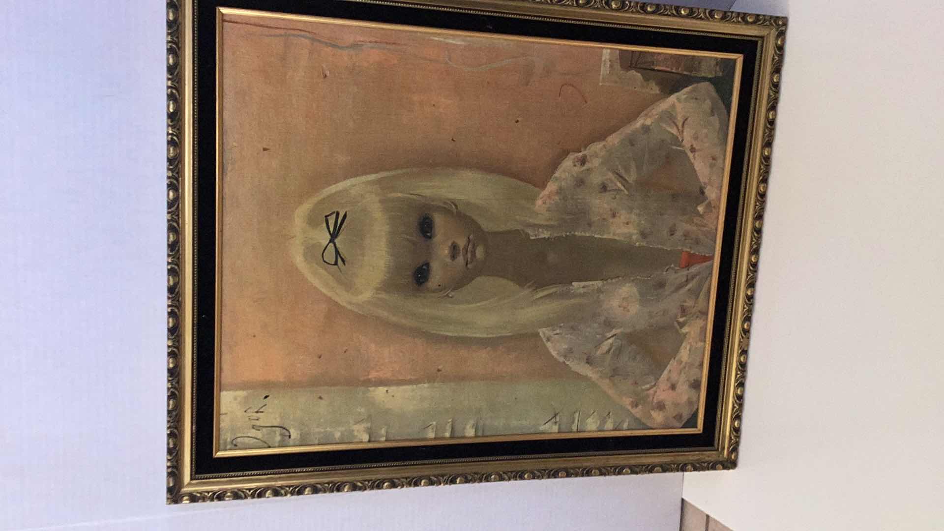 Photo 1 of VINTAGE 1960’S RUSSIAN SIGNED IGOR PANTUHOFF PRINT 23” X H 28”