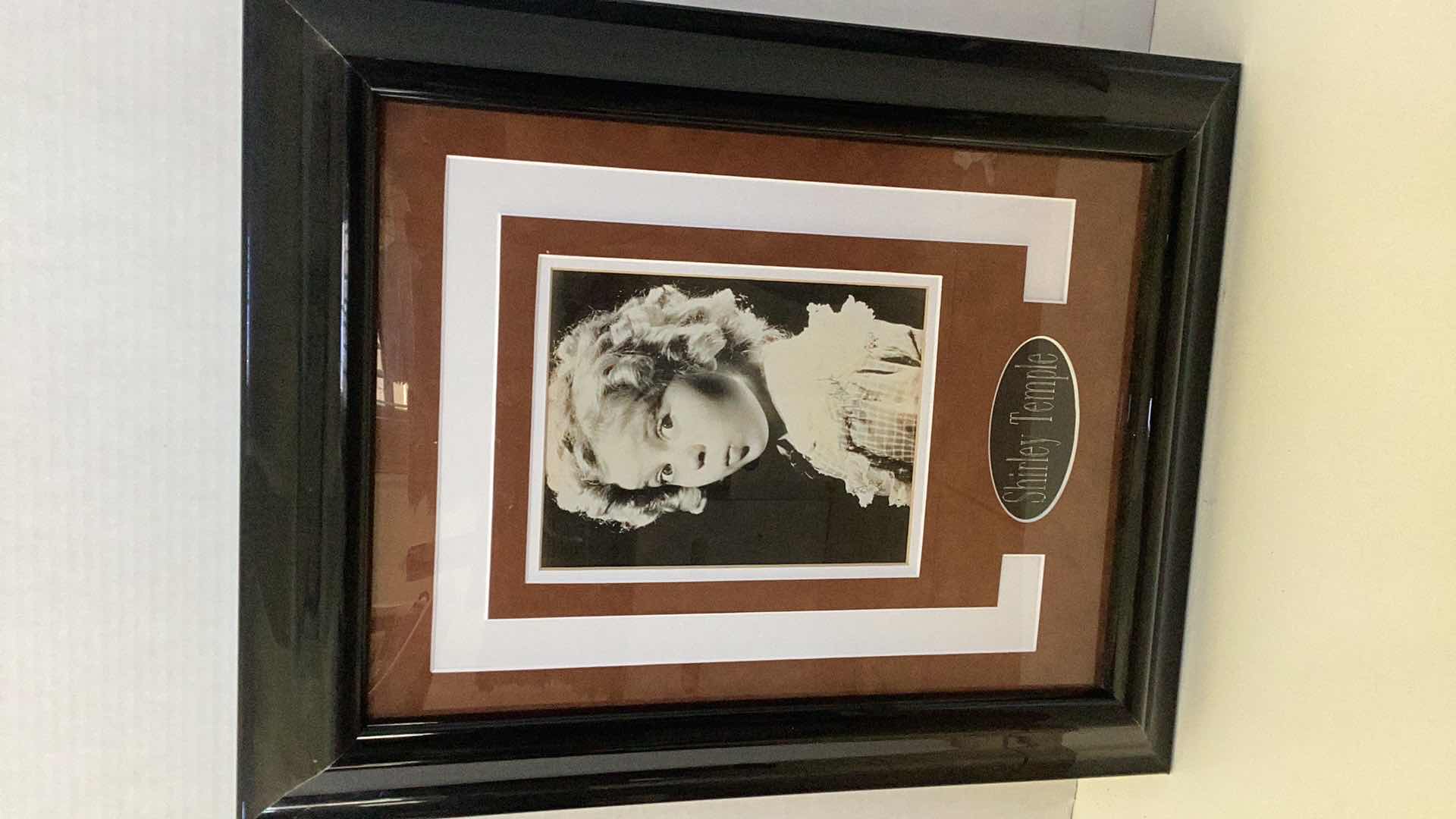 Photo 1 of SHIRLEY TEMPLE AUTOGRAPHED PHOTOGRAPH  18” X H 24”