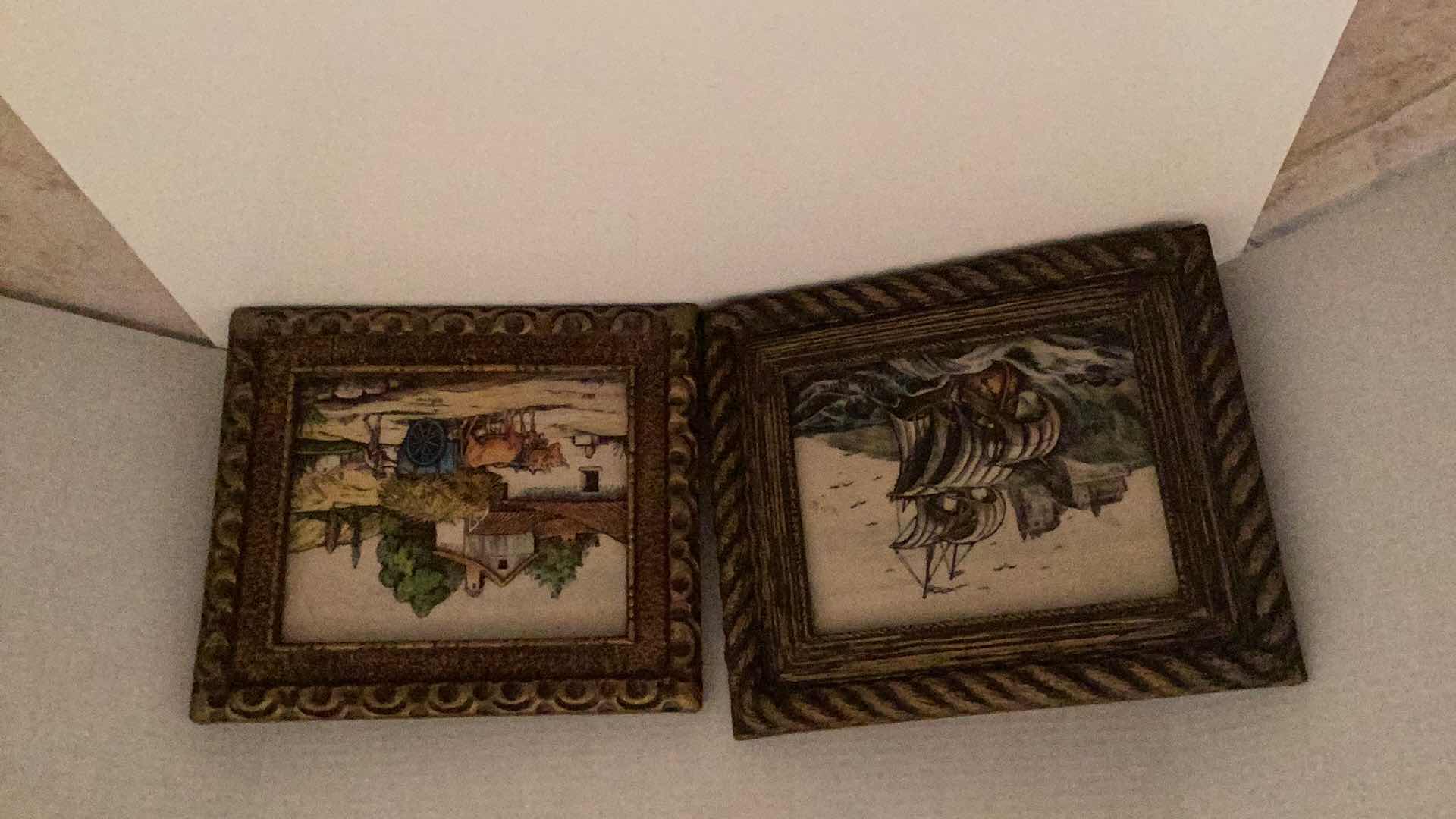 Photo 1 of TWO ARTINI 3D ENGRAVED PICTURES 13” X H 12” $80 EACH