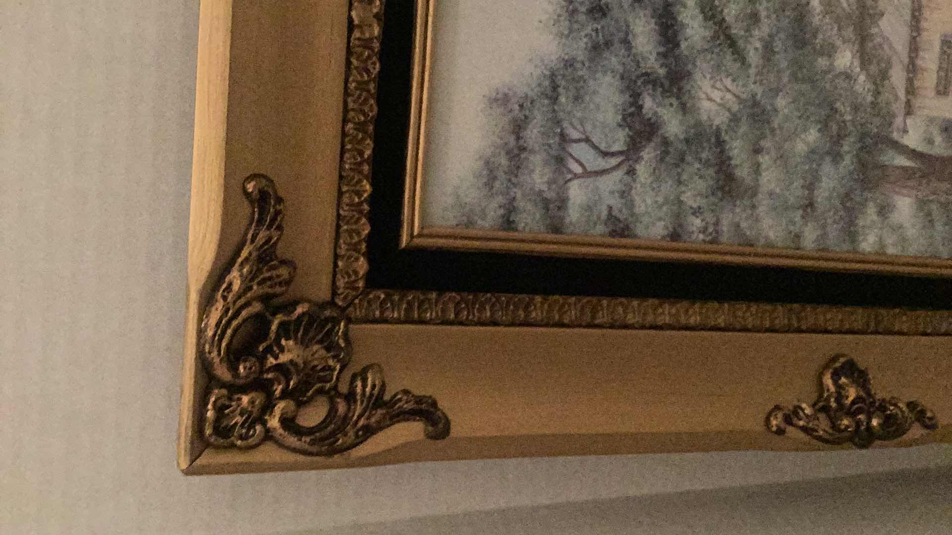 Photo 1 of VINTAGE COCA COLA MIKES GARAGE FRAMED PRINT 26” X H 22”