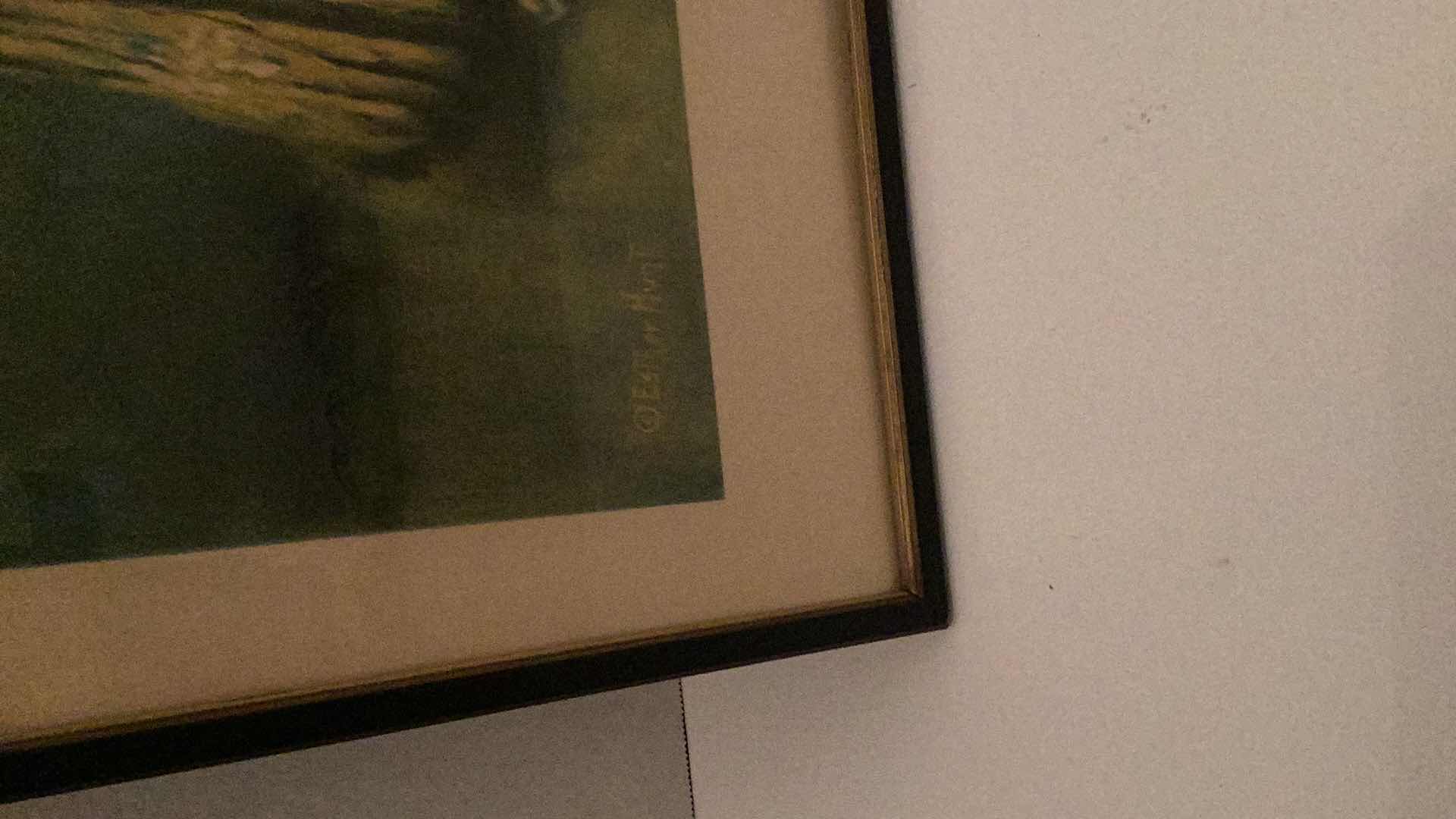 Photo 1 of VINTAGE ESTER HUNT CHINESE GIRL PRINT 15” X H 22”