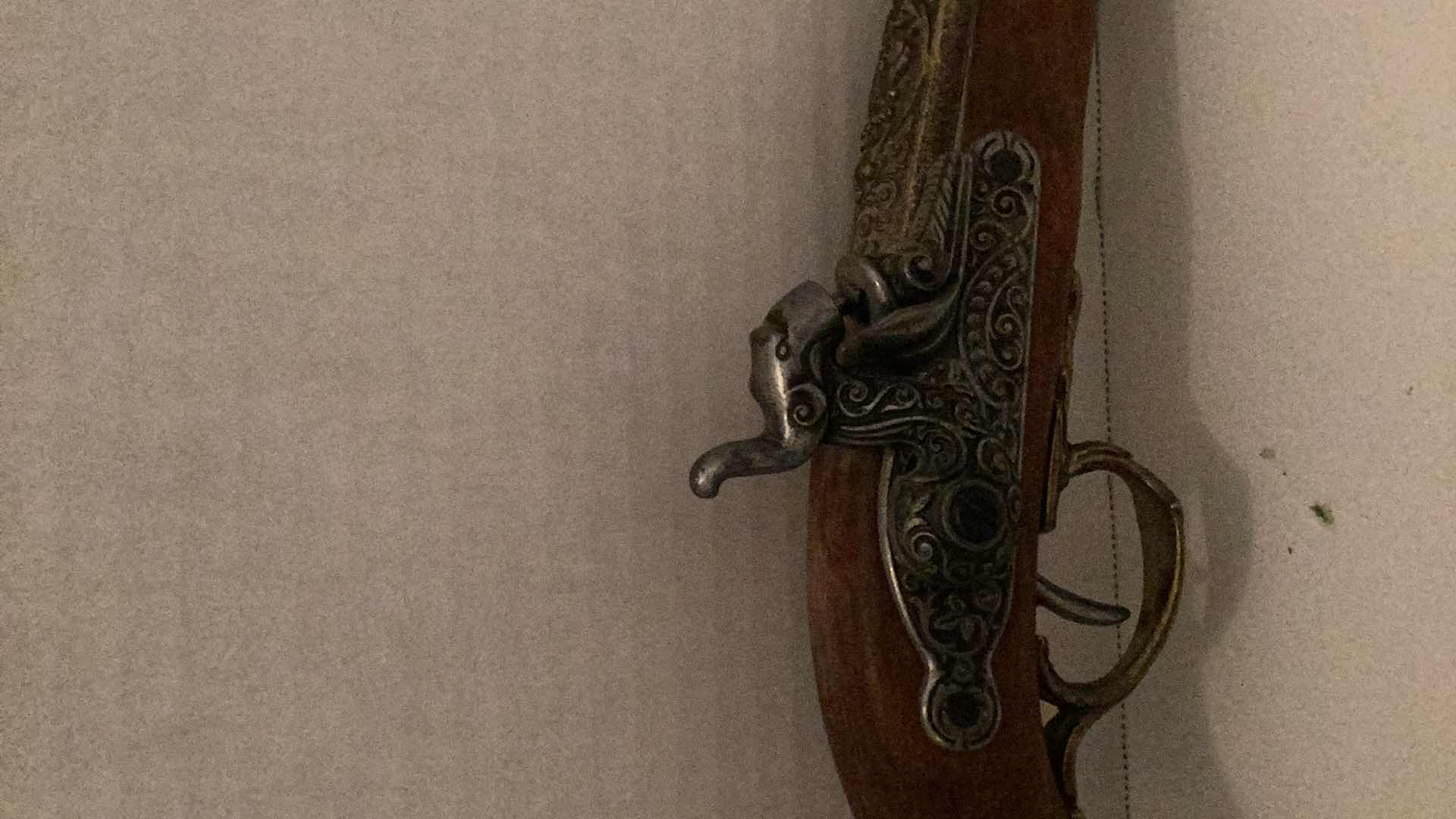 Photo 2 of REPLICA FLINTLOCK PISTOL ACTION WORKS 14”