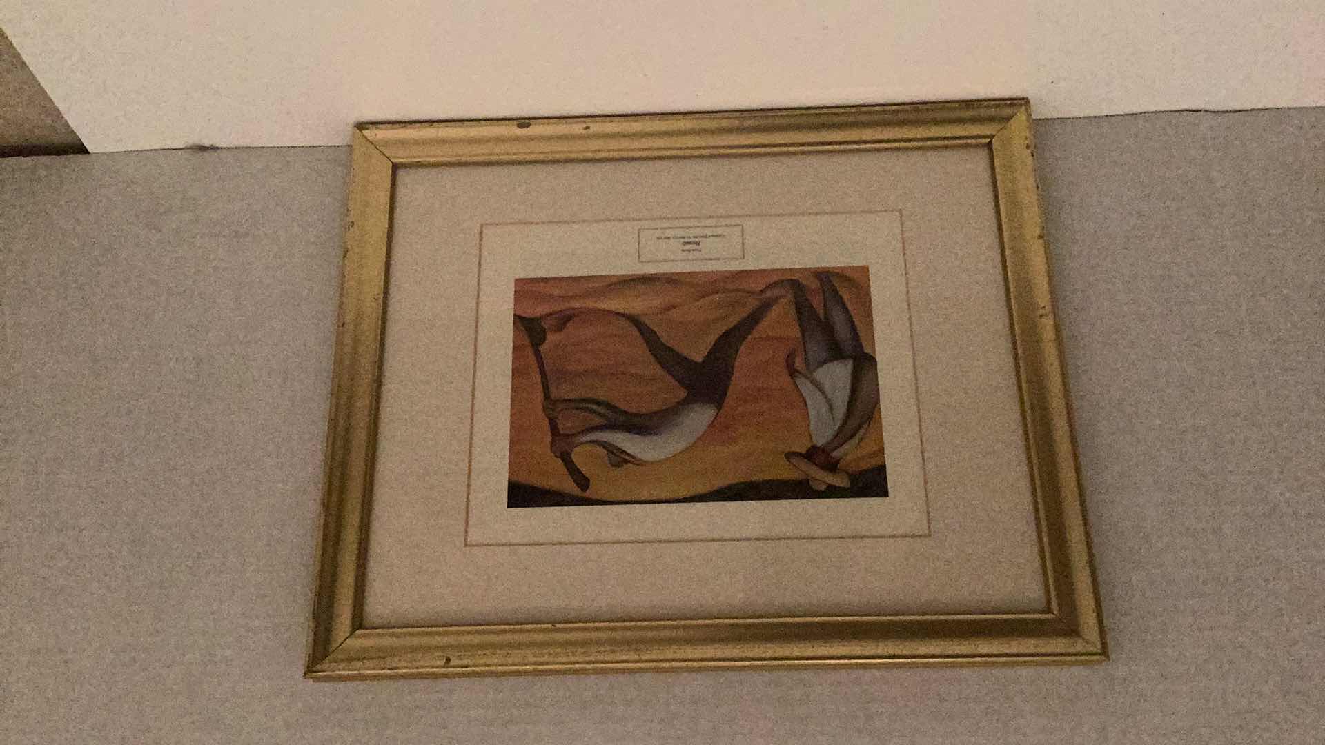 Photo 1 of DIEGO RIVERA “PEASANTS” PRINT 16” X H 13”