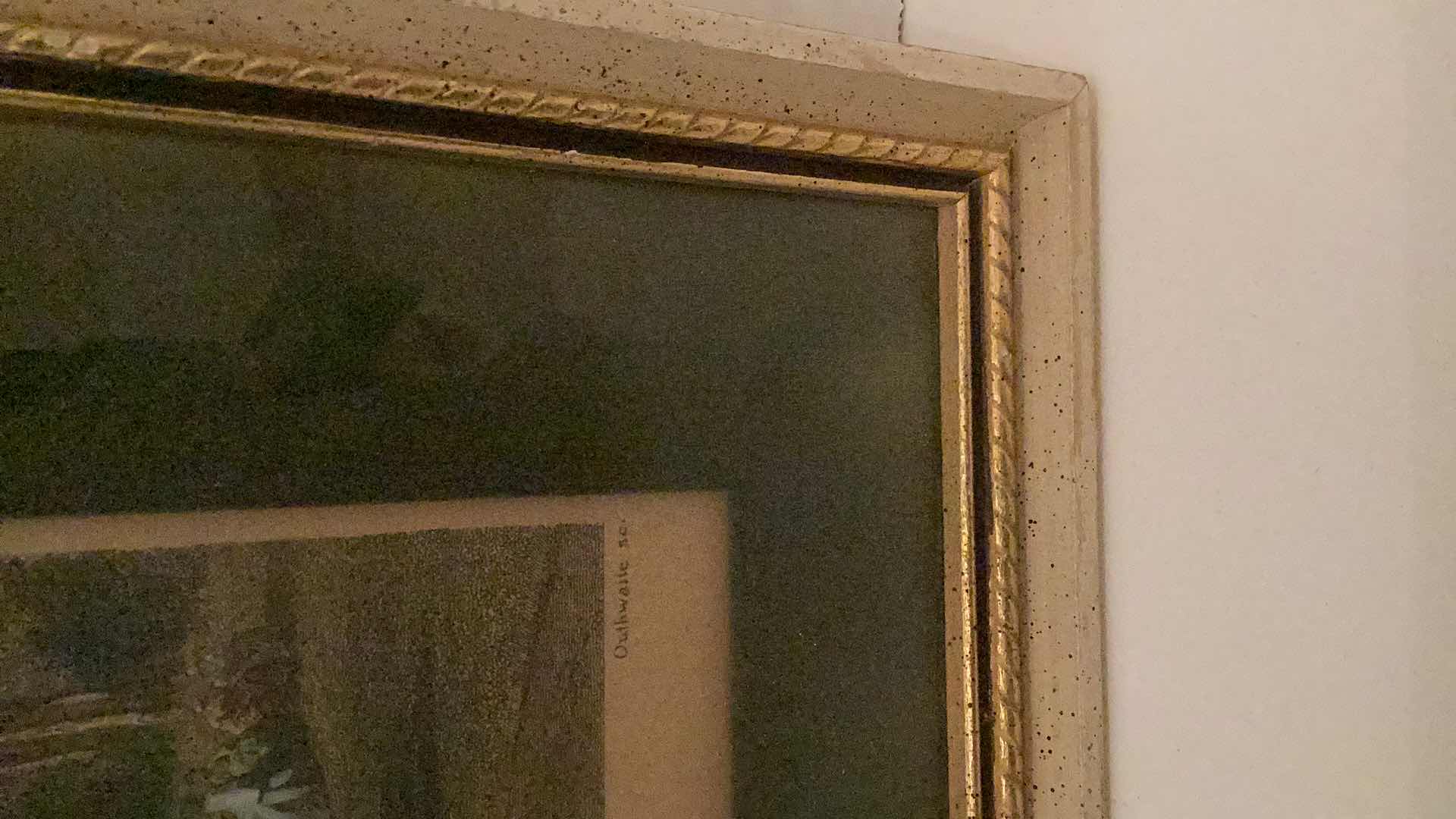 Photo 1 of VINTAGE 1860’S WHITE HOUSE PRINT 15” X H 12”