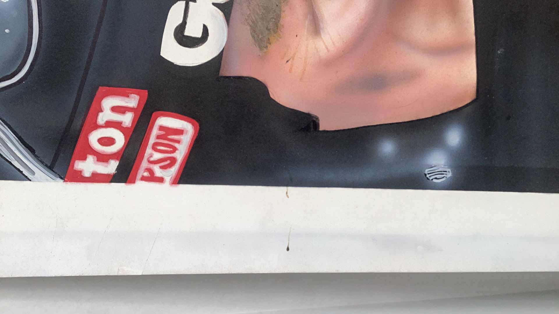 Photo 1 of DALE EARNHARDT HAND MADE PAINTING 20” X H 30”