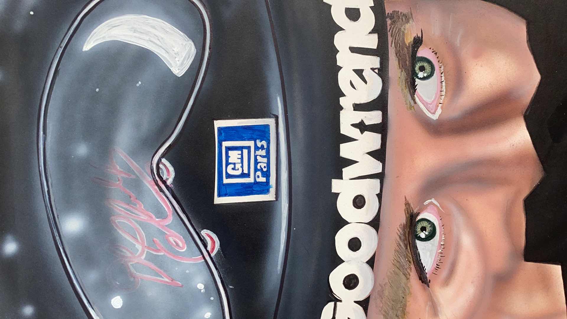 Photo 1 of DALE EARNHARDT HAND MADE PAINTING 20” X H 30”