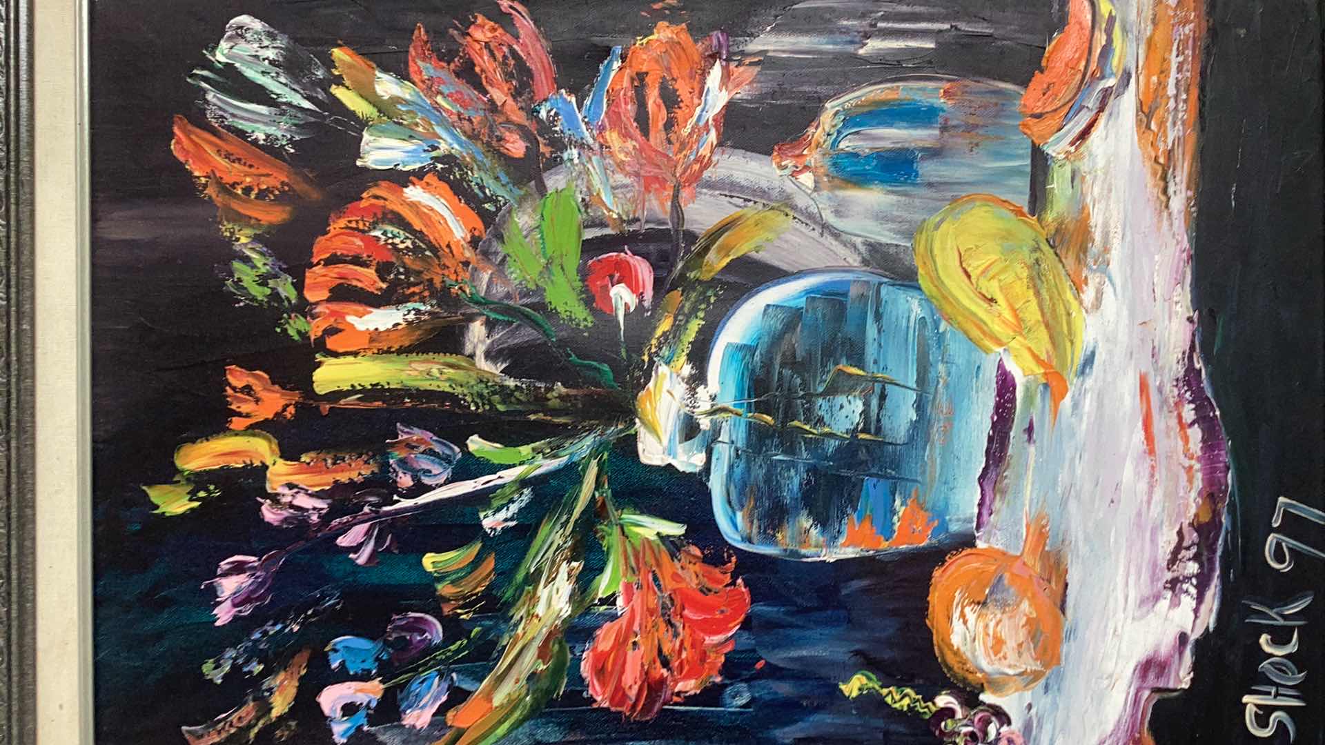 Photo 1 of W. E. SHOCK 1997 OIL PAINTING 24” X H 30”