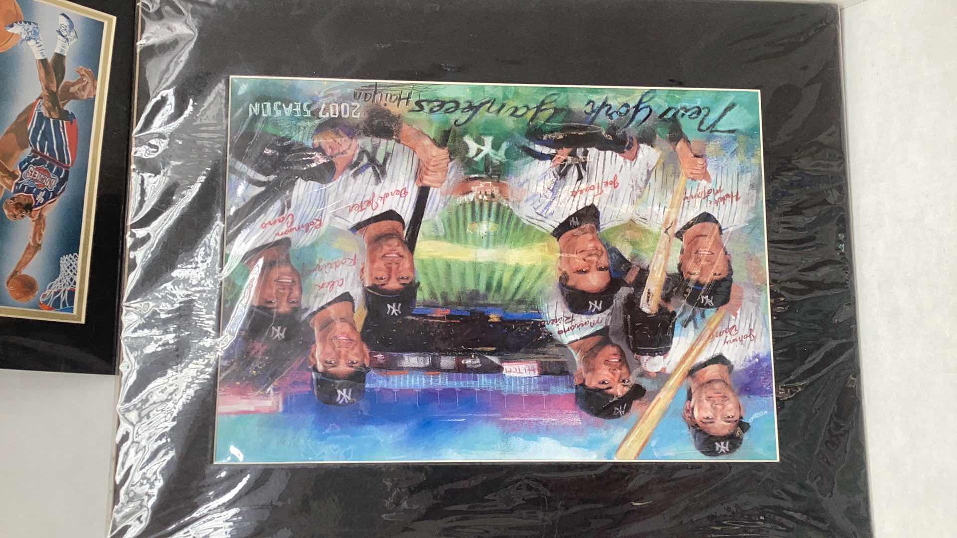 View 2 of NEW YORK YANKEES 2007 HAIYAN ART AND CHARLES BARKLEY PRINTS 20” X H 16”