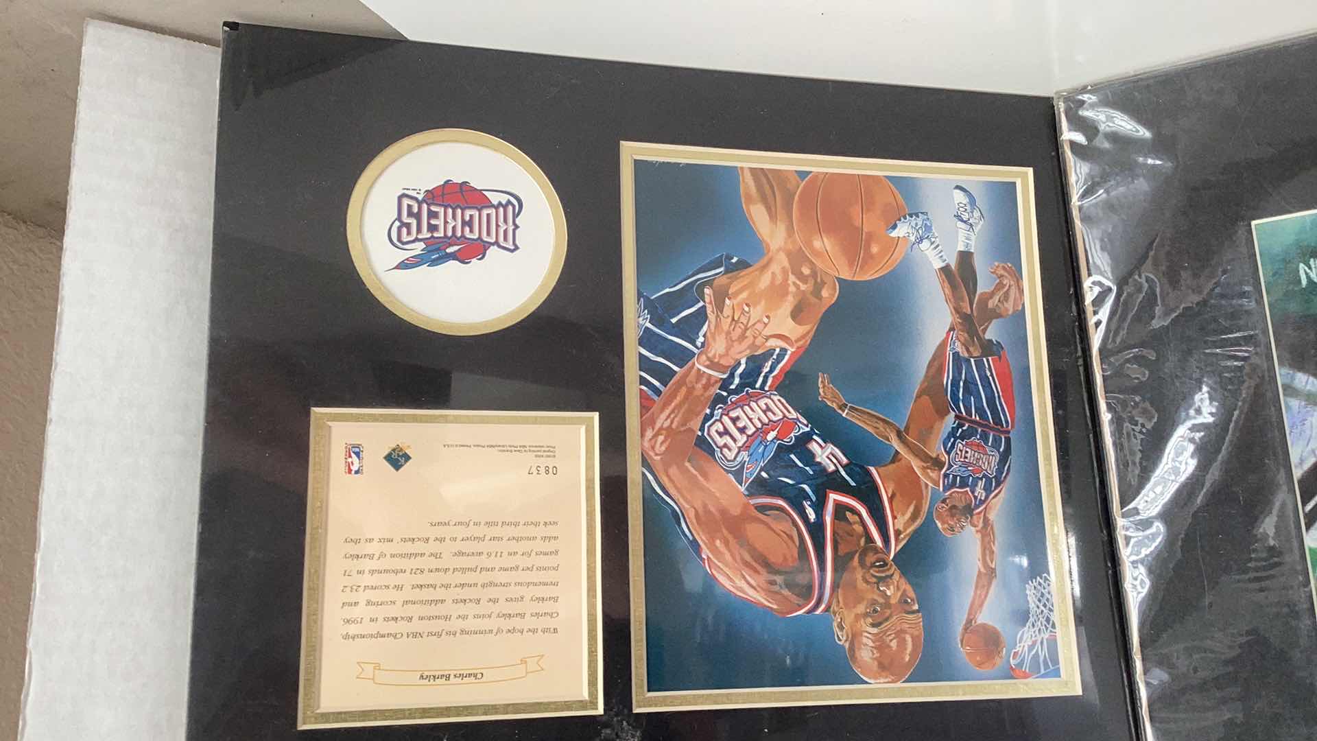 View 3 of NEW YORK YANKEES 2007 HAIYAN ART AND CHARLES BARKLEY PRINTS 20” X H 16”