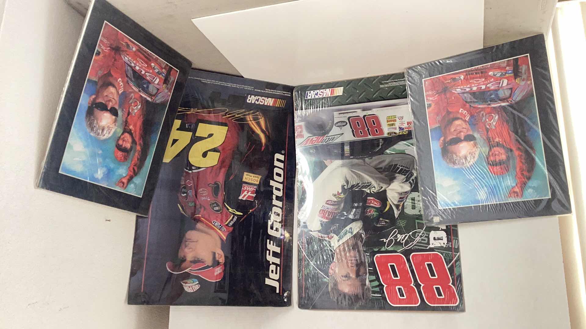 Photo 1 of NASCAR JEFF GORDON AND DALE EARNHARDT JR. PRINTS AND POSTER 20” X H 30”