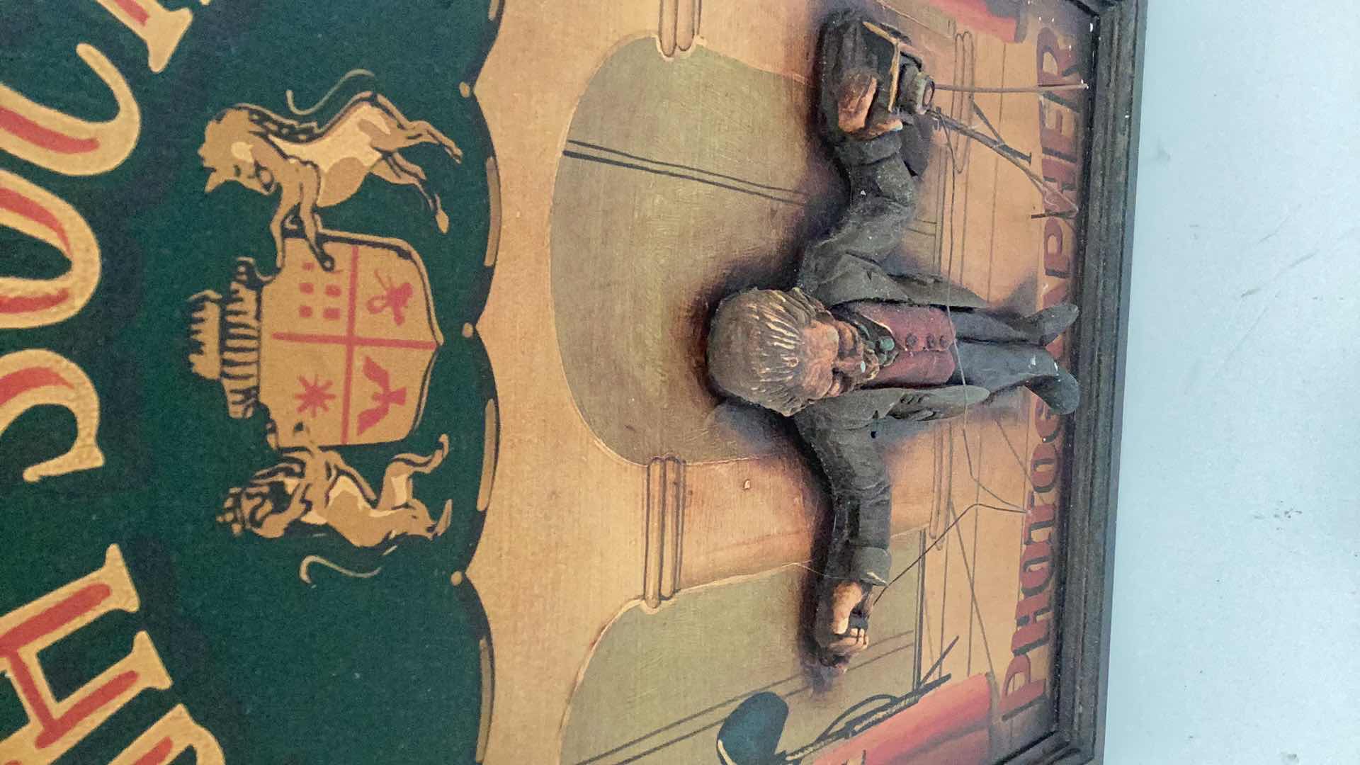 Photo 1 of VINTAGE HIGH SOCIETY WOOD CARVING ART WORK 16” X H 24”