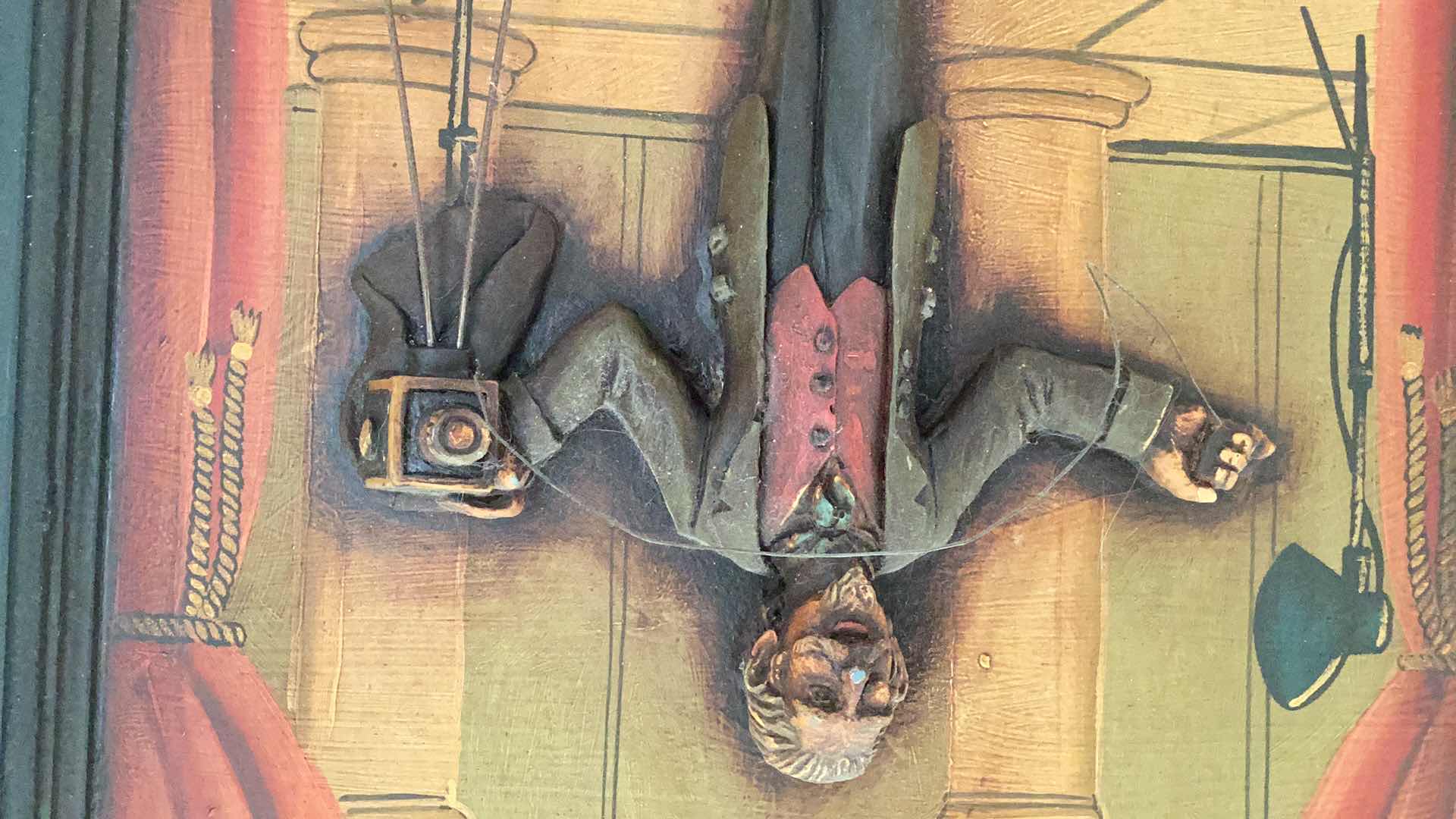 Photo 1 of VINTAGE HIGH SOCIETY WOOD CARVING ART WORK 16” X H 24”