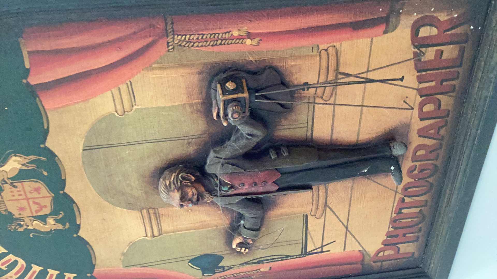 Photo 1 of VINTAGE HIGH SOCIETY WOOD CARVING ART WORK 16” X H 24”