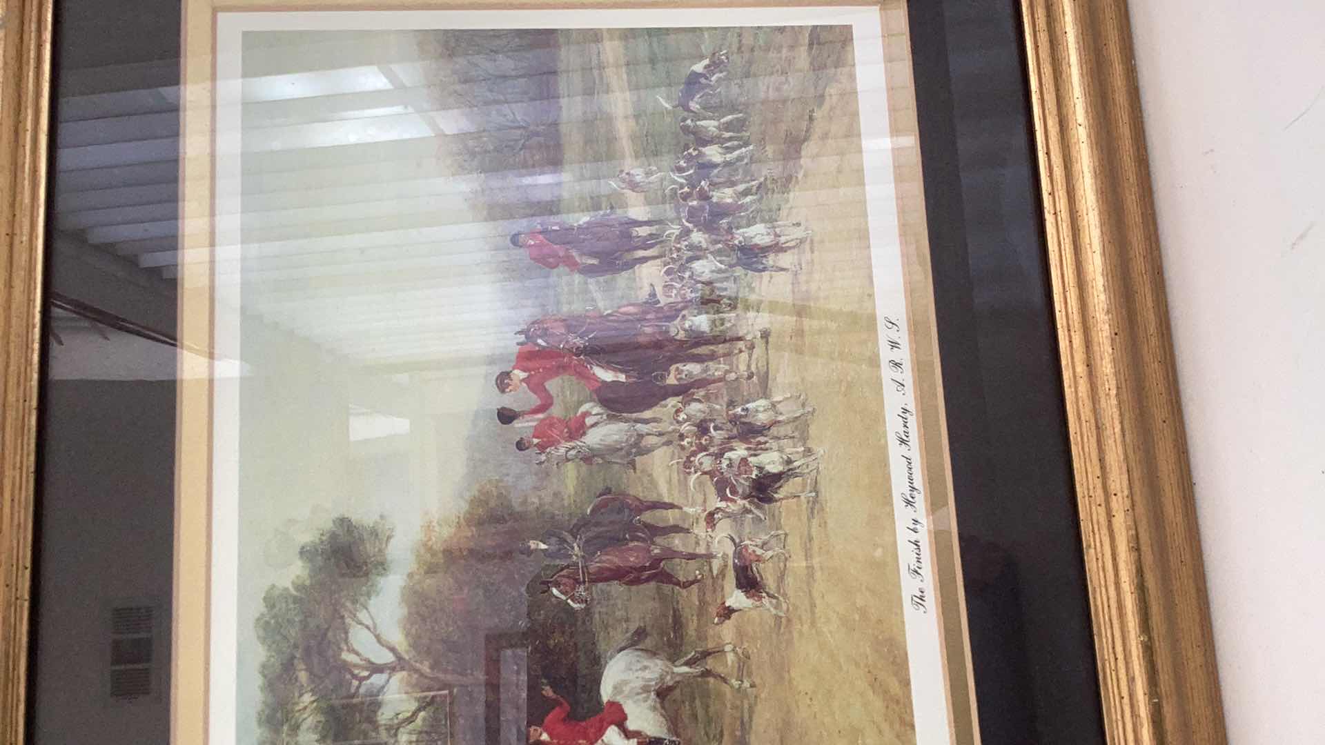 Photo 1 of VINTAGE “THE FINISH” BY HEYWOOD HARDY 16” X H 13”