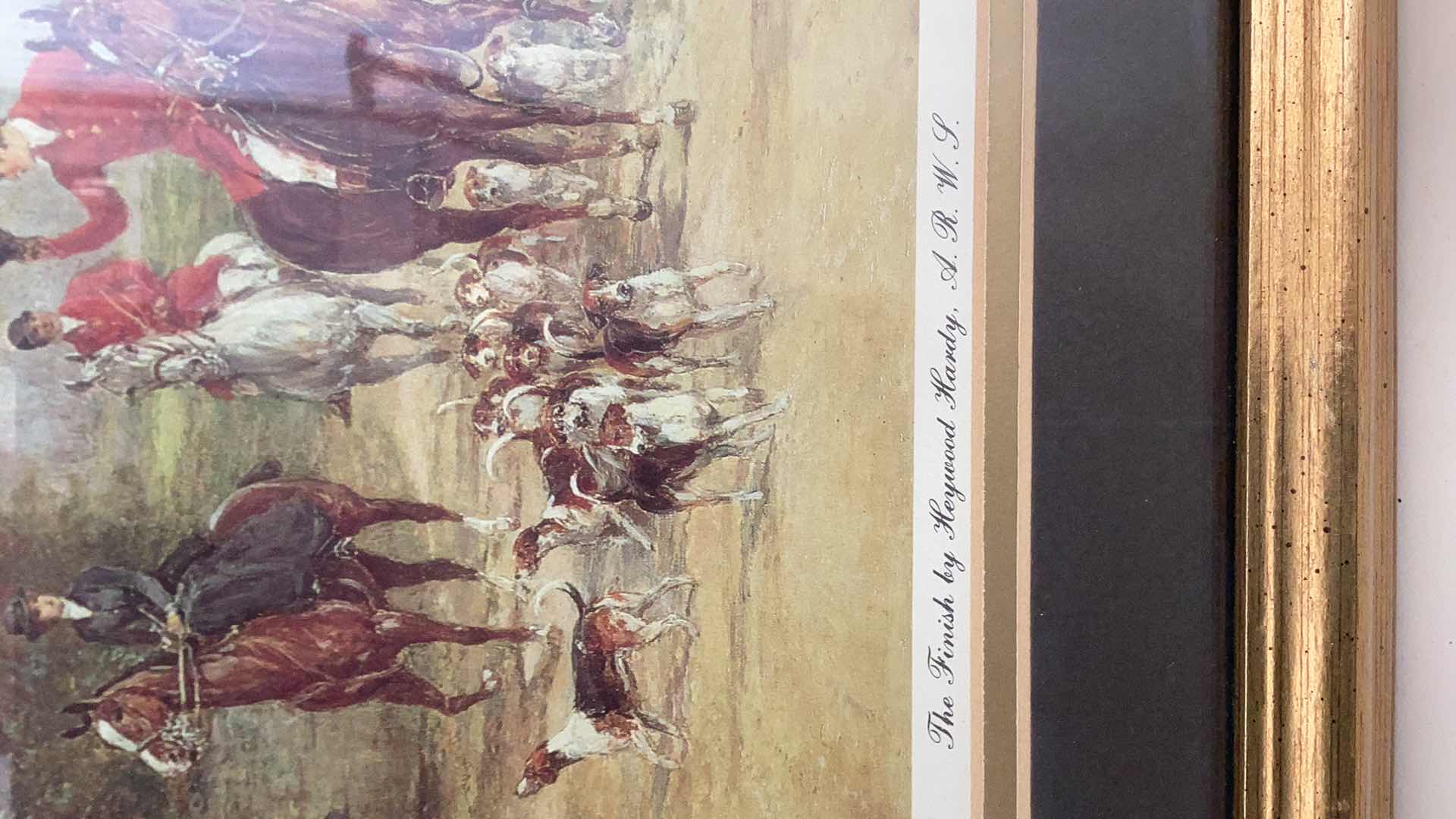 Photo 1 of VINTAGE “THE FINISH” BY HEYWOOD HARDY 16” X H 13”