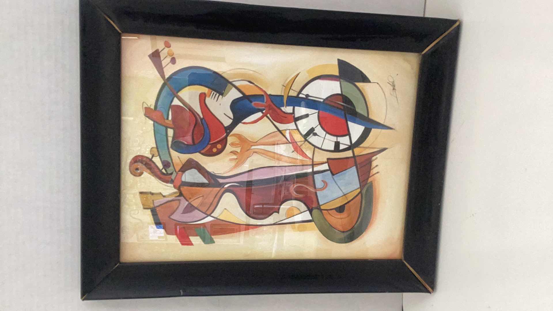 Photo 1 of VINTAGE GORKY “WILD PARTY” ABSTRACT EXPRESSIONIST LITHOGRAPH 15” X H 19”