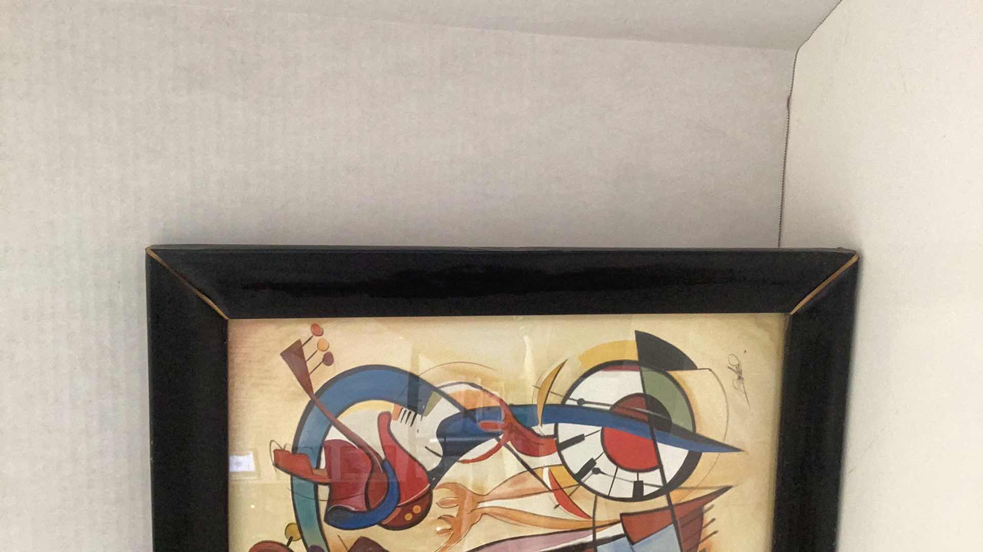 Photo 3 of VINTAGE GORKY “WILD PARTY” ABSTRACT EXPRESSIONIST LITHOGRAPH 15” X H 19”