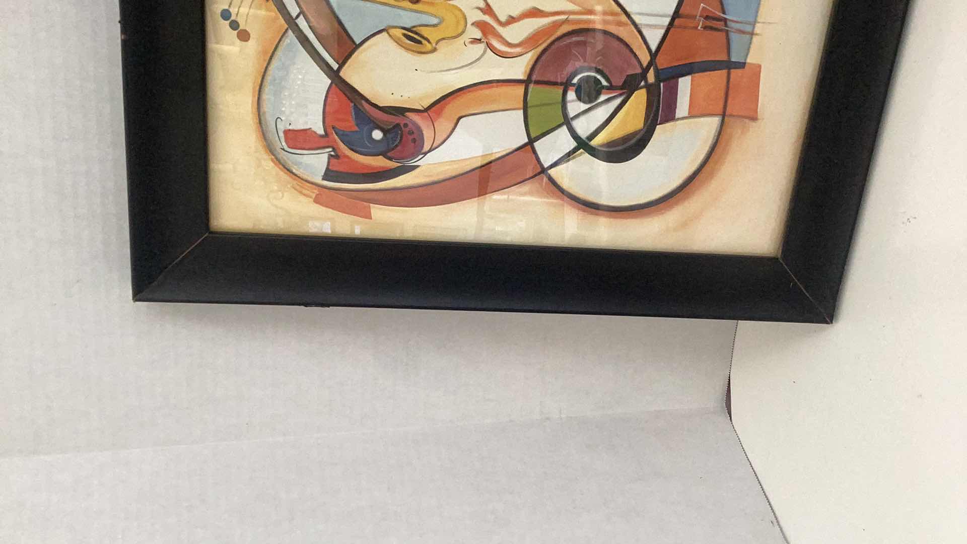 Photo 1 of GORKY “WILD PARTY II” ABSTRACT IMPRESSIONIST LITHOGRAPH 15” X H 19”