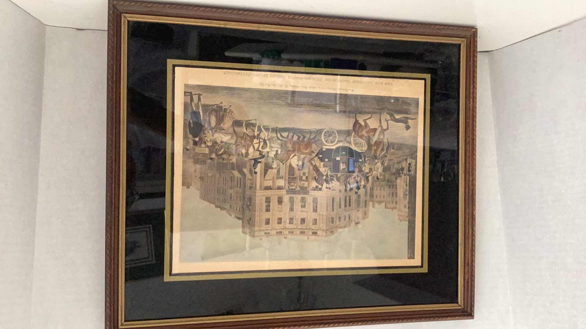 Photo 1 of VINTAGE 1938 “THE ACE BRIGHTON COACH” PRINT 18” X H 15”