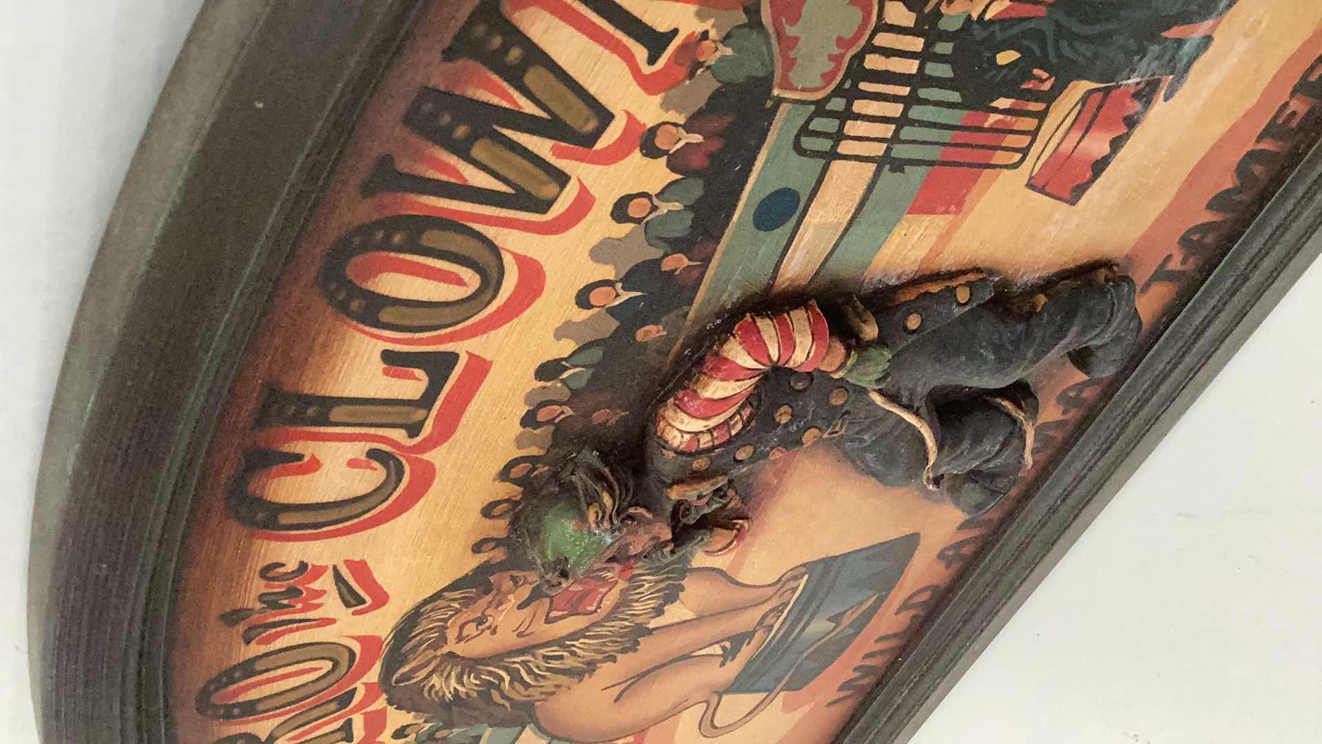 Photo 1 of VINTAGE 3D “NERO THE CLOWN” ARTWORK 24” X H 16”