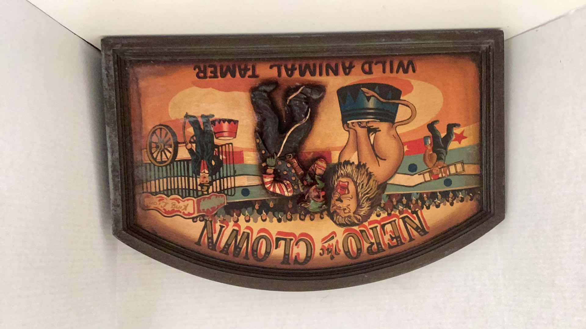 Photo 1 of VINTAGE 3D “NERO THE CLOWN” ARTWORK 24” X H 16”