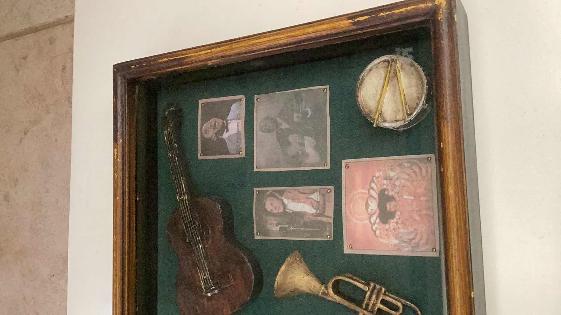 Photo 1 of MUSIC THRU THE AGES SHADOW BOX 20” X H 11”