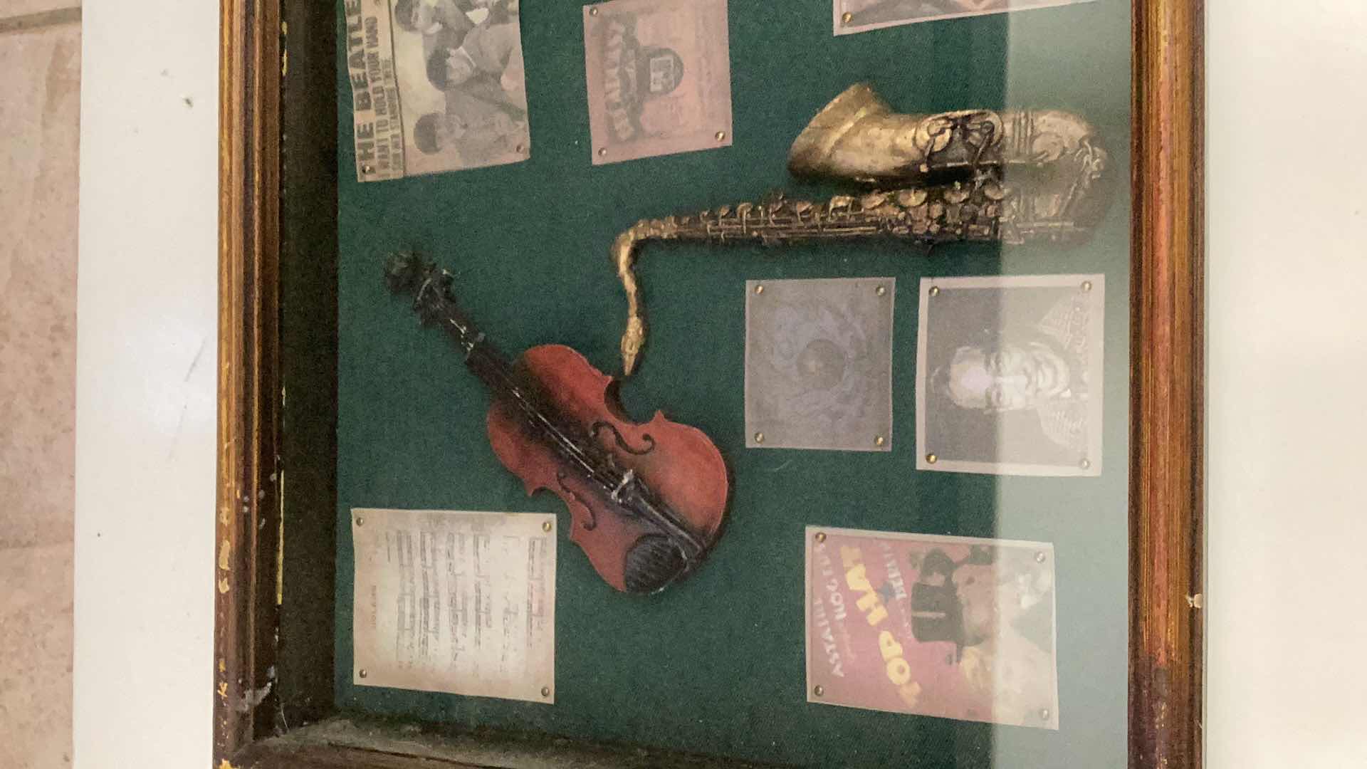 Photo 1 of MUSIC THRU THE AGES SHADOW BOX 20” X H 11”