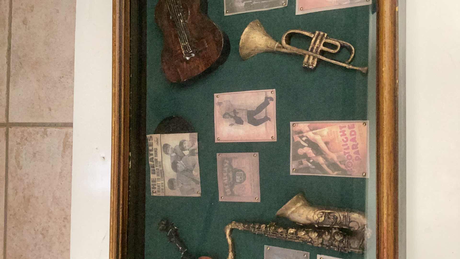 Photo 1 of MUSIC THRU THE AGES SHADOW BOX 20” X H 11”