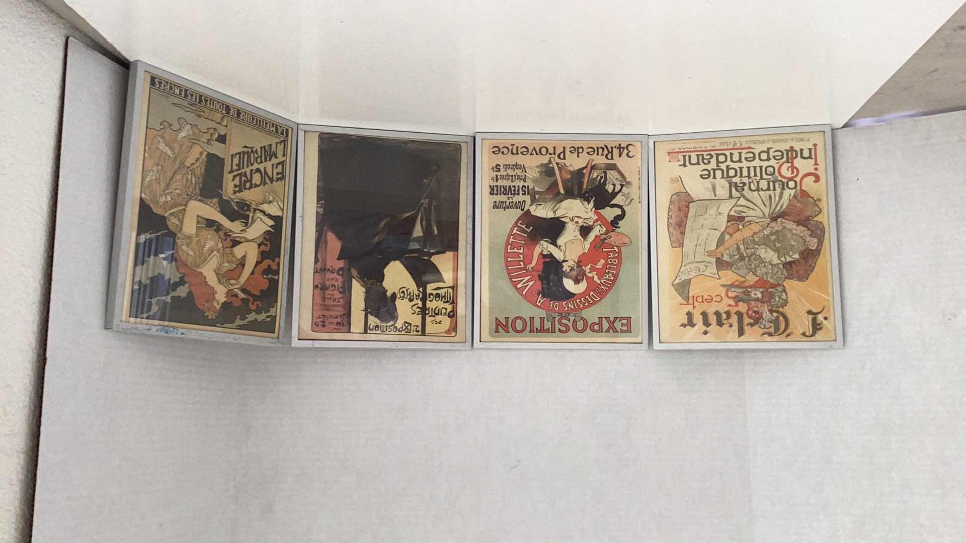 Photo 1 of (4) RARE FRENCH HISTORICAL WOMEN PRINTS 8” X H 10”