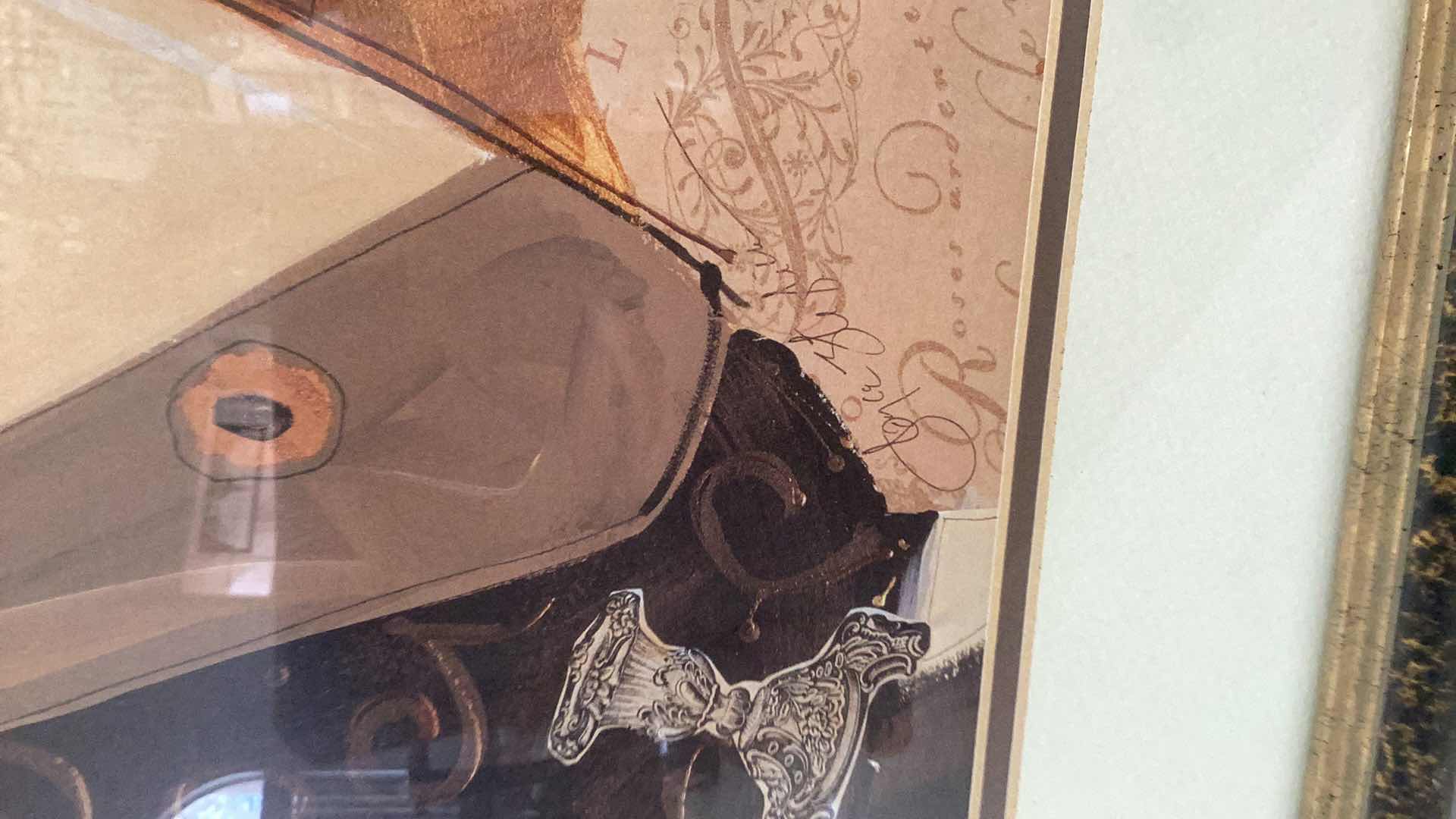 Photo 1 of TWO ABSTRACT PAINTINGS 22” X H 27”