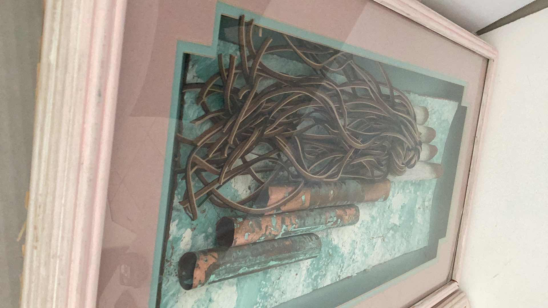 Photo 5 of TWO 3D ARTWORK PIECES 14” X X H 25”