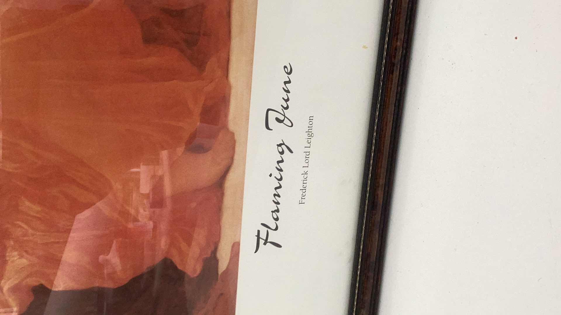 Photo 1 of FREDERICK LORD LEIGHTON “FLAMING JUNE” PRINT 17” X H 21”