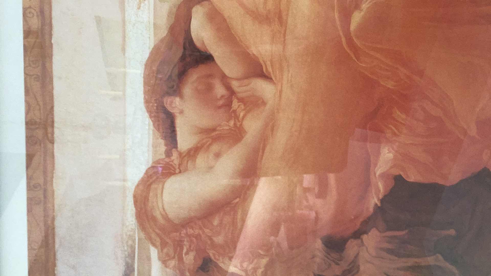 Photo 1 of FREDERICK LORD LEIGHTON “FLAMING JUNE” PRINT 17” X H 21”