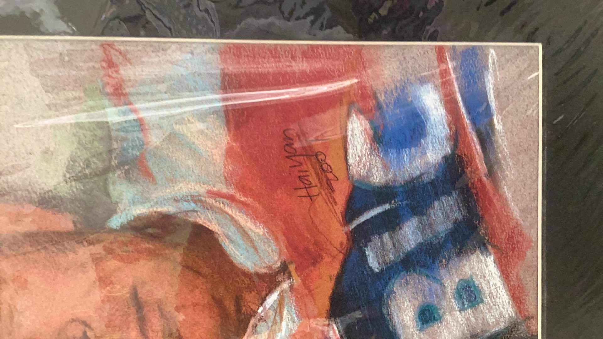 Photo 1 of THREE NASCAR STARS  HAIYAN PRINTS 16” X H 20”