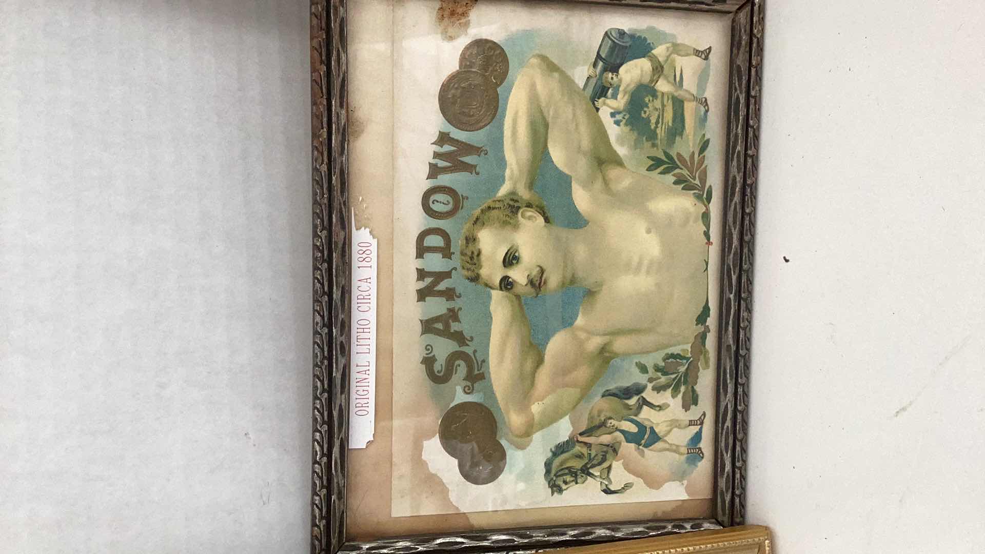 Photo 1 of THREE PICTURES, RENOIR, VAN GOGH, AND ONE IS AN ANTIQUE LITHO 1880 10” X H 12”