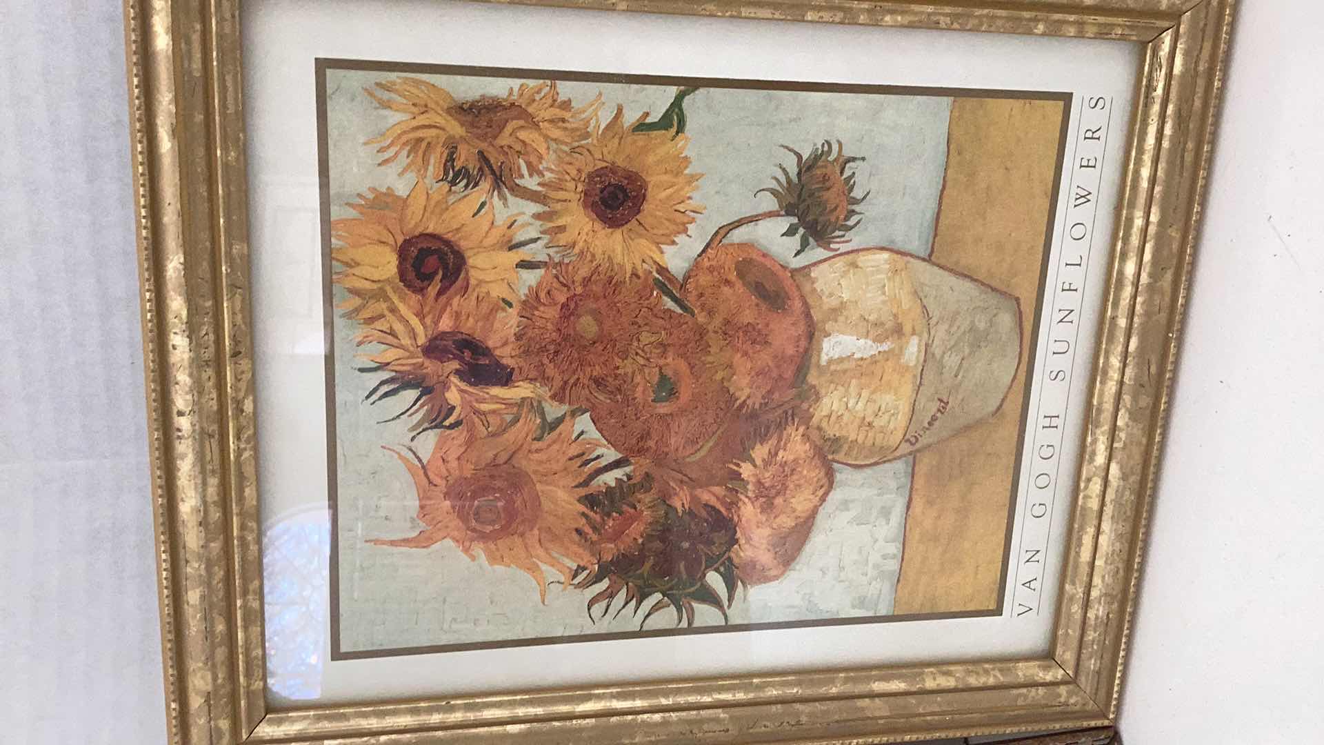 Photo 1 of THREE PICTURES, RENOIR, VAN GOGH, AND ONE IS AN ANTIQUE LITHO 1880 10” X H 12”