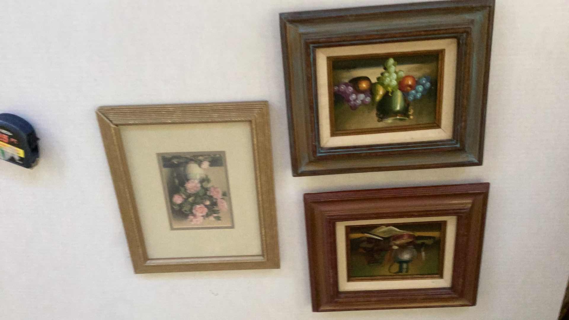 Photo 1 of THREE SMALL PAINTINGS 12” X H 10”