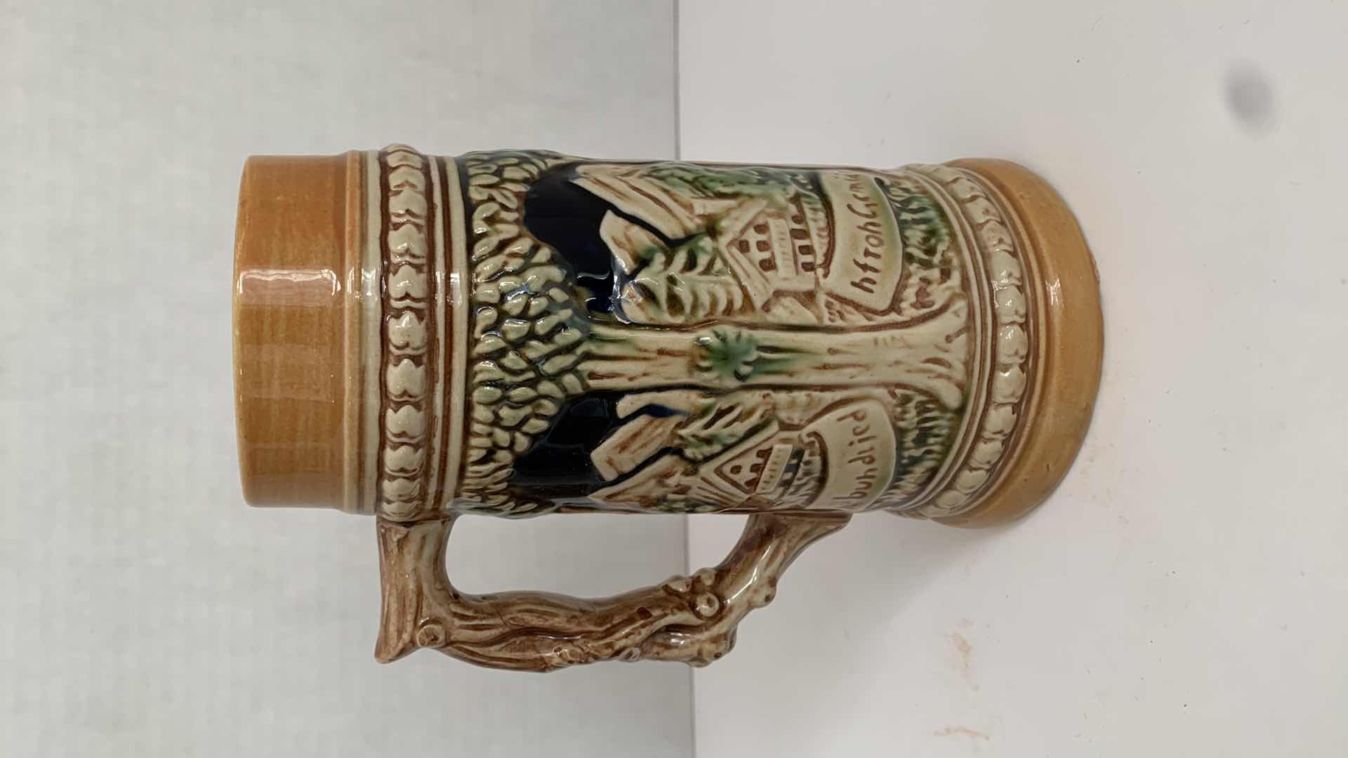 View 8 of SET OF 2 GERMAN BEER STEIN'S ONE MADE IN GERMANY 4” X 4” H 10”