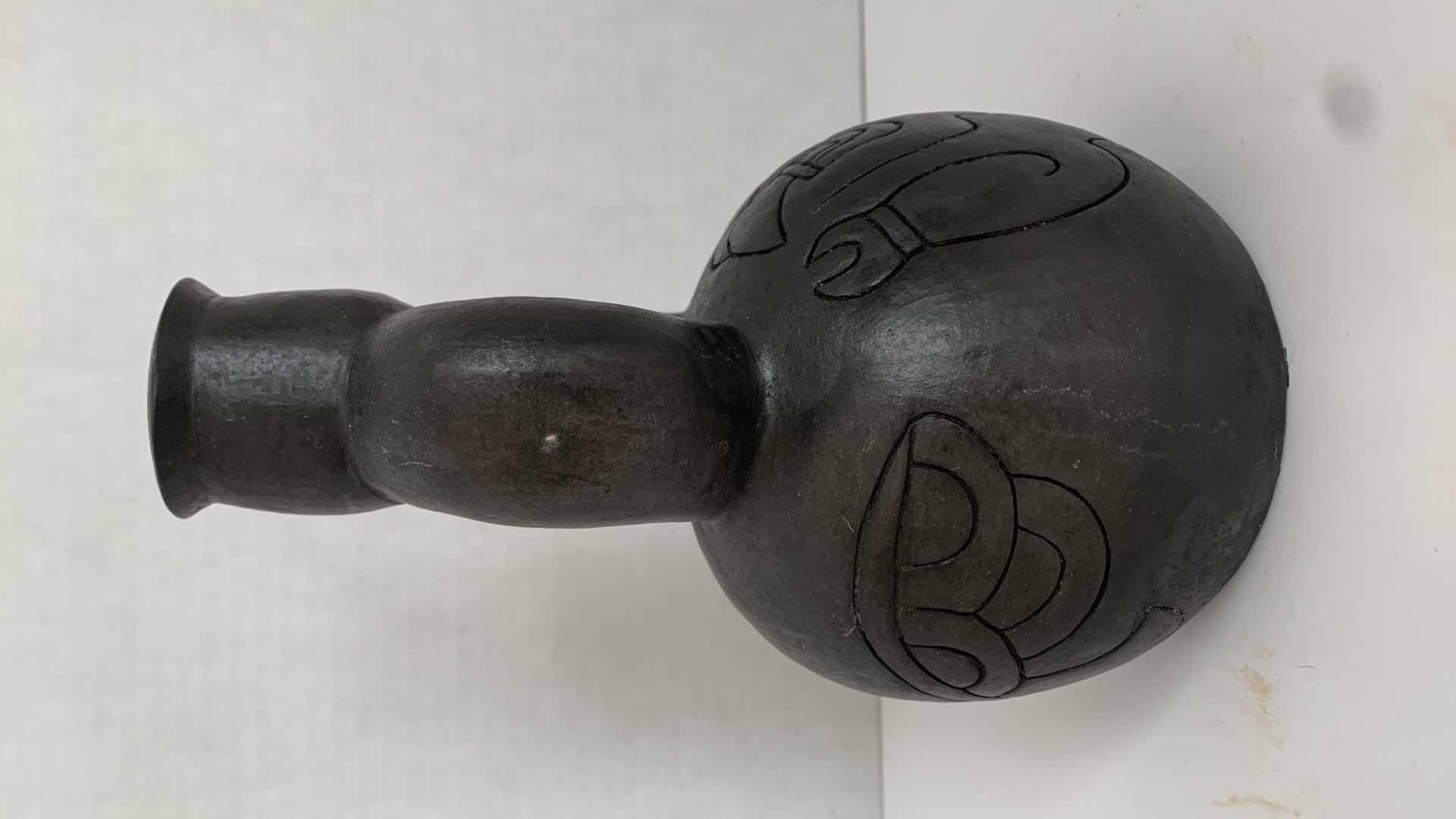 Photo 2 of REPLICA MESOAMERICAN STIRRUP VASE 5” X 5” H 8”