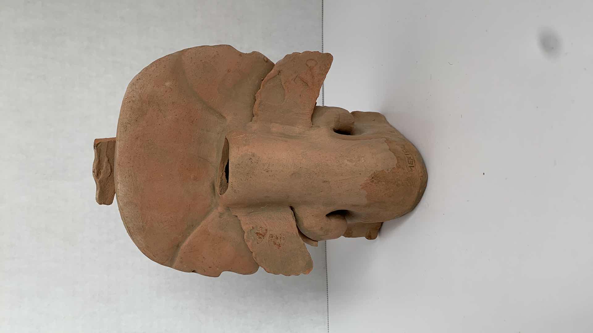 Photo 1 of REPLICA MESOAMERICAN CLAY STATUE 6” X 4” H 8”