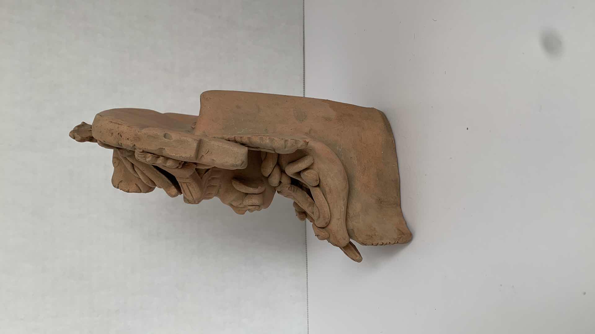 Photo 1 of REPLICA MESOAMERICAN CLAY STATUE 6” X 4” H 8”