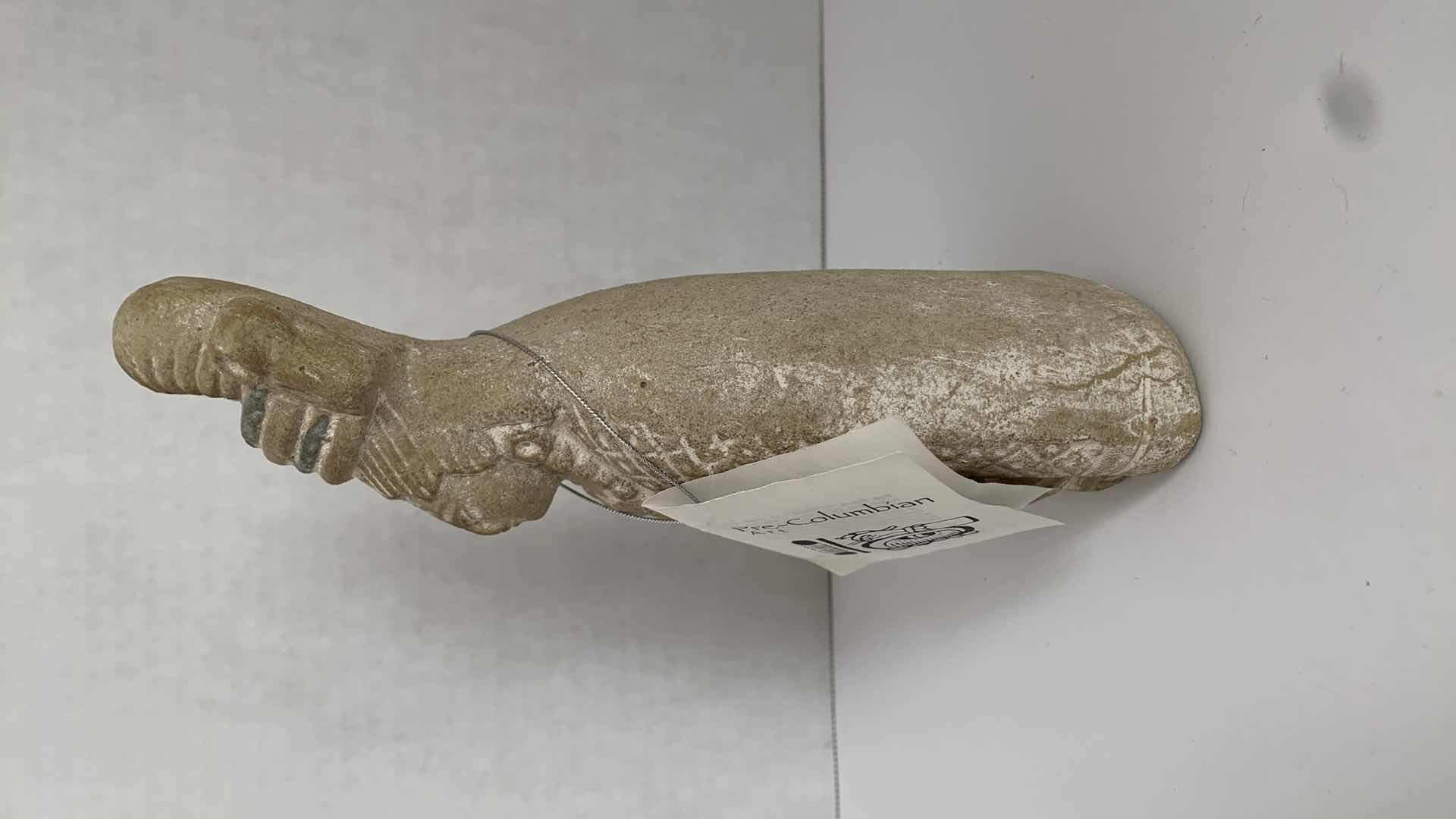 Photo 1 of REPLICA MUJER CON VESTIDO RITUAL O CON KUB CERAMIC MAYAN STATUE 4” X 2” H 8”