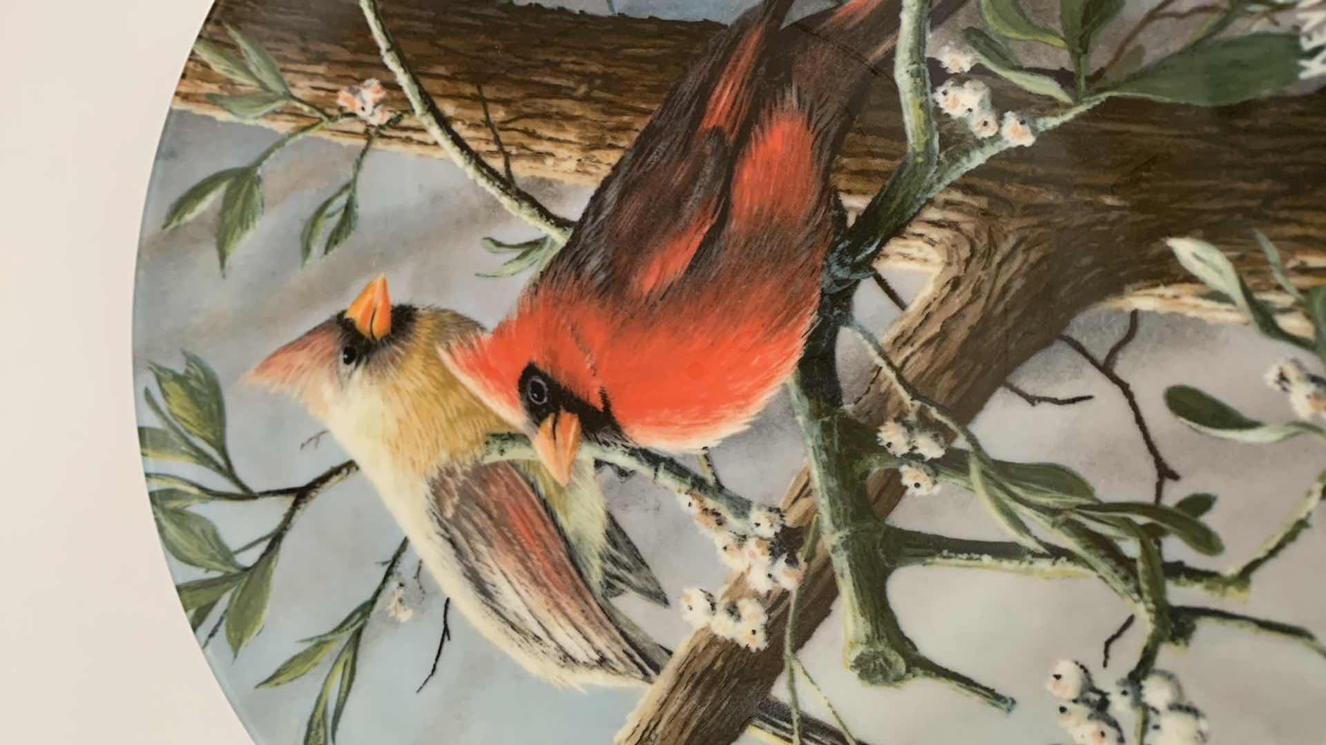 Photo 2 of KEVIN DANIEL “THE CARDINAL” PLATE 9” WIDE