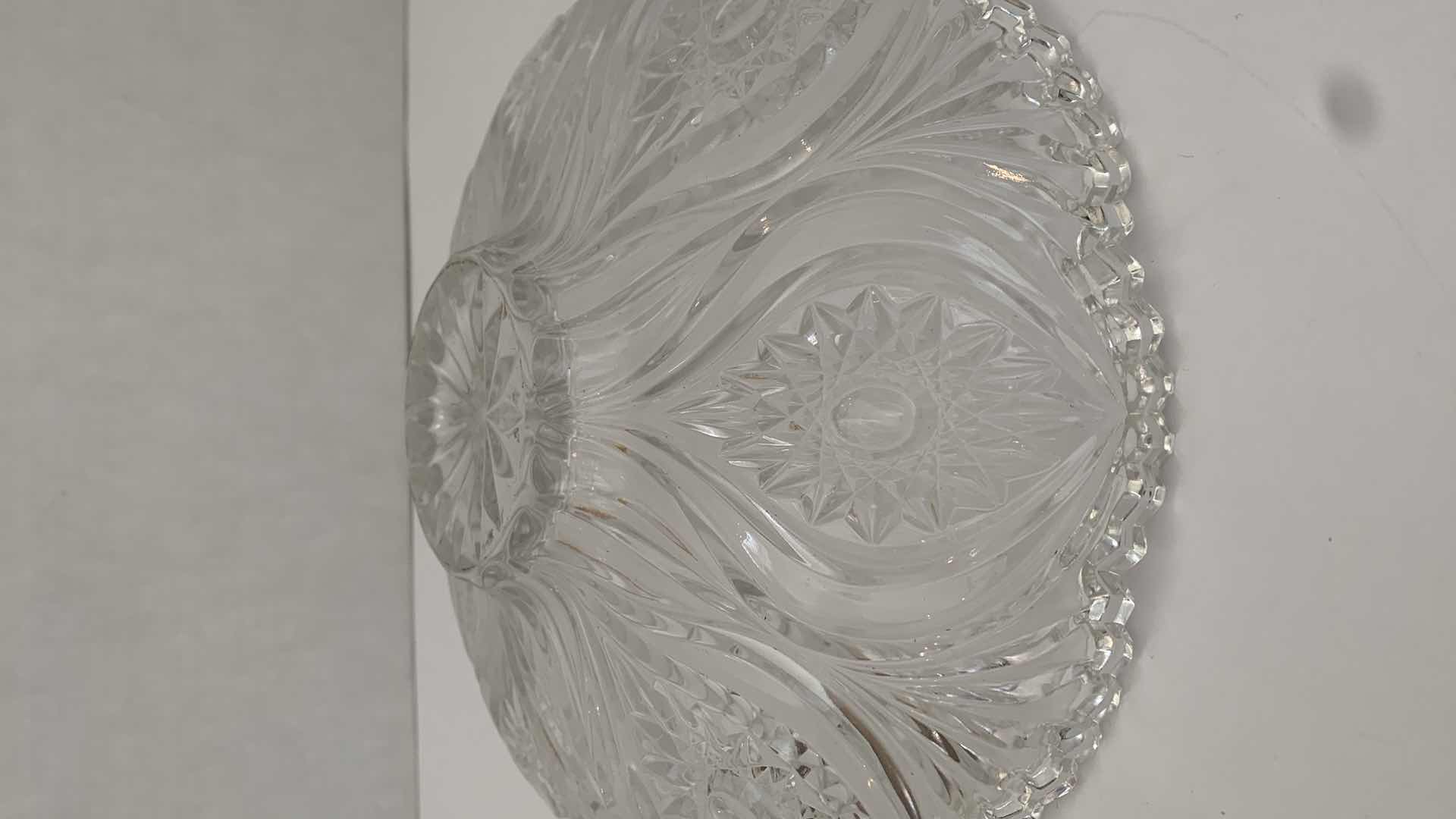 Photo 1 of NACHTMANN BLEIKRISTALL 24% CRYSTAL BOWL 10” X 10” H 3”