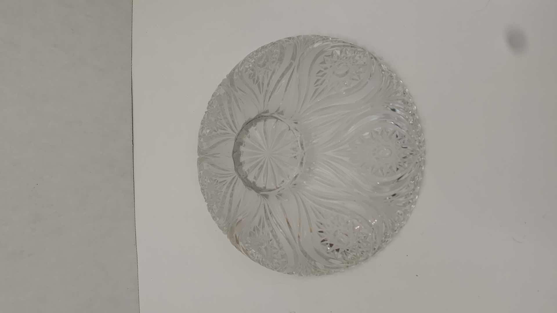 Photo 1 of NACHTMANN BLEIKRISTALL 24% CRYSTAL BOWL 10” X 10” H 3”