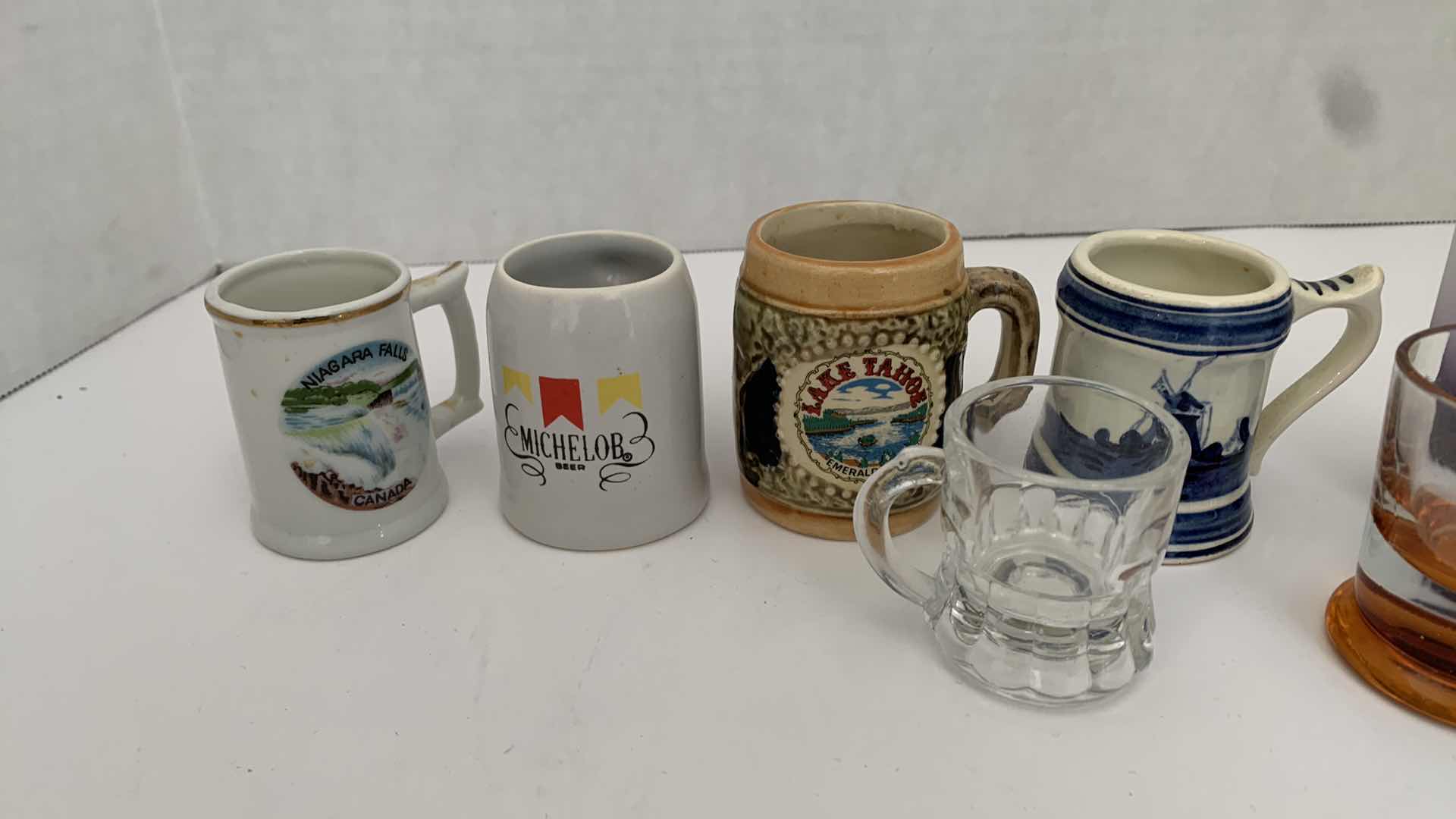 Photo 1 of SET OF 11 VARIOUS MINI MUGS AND SHOT GLASSES