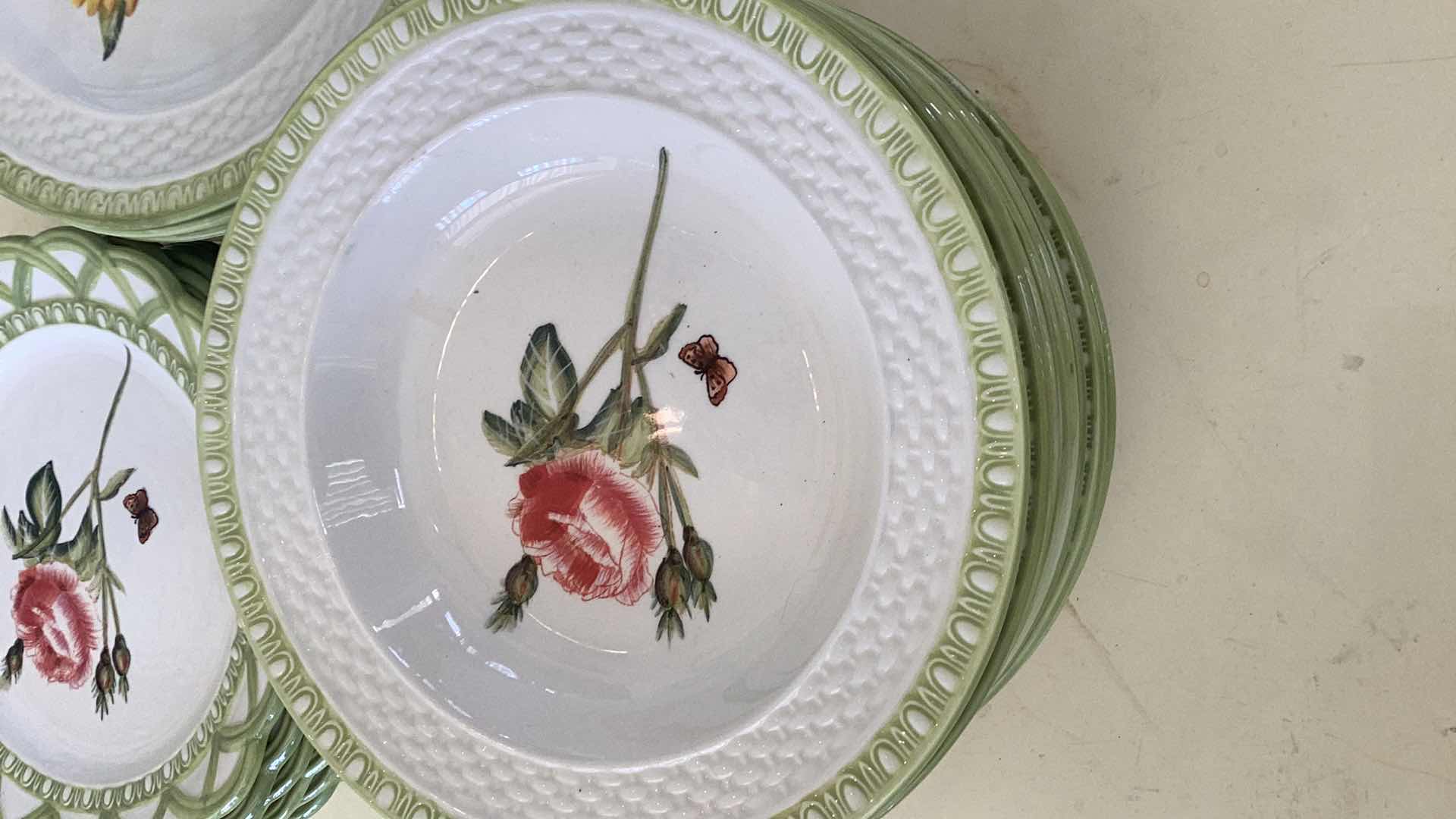 Photo 1 of RAYMOND WAITES HAMPTON GARDEN 23 PICE SET OF DISHES