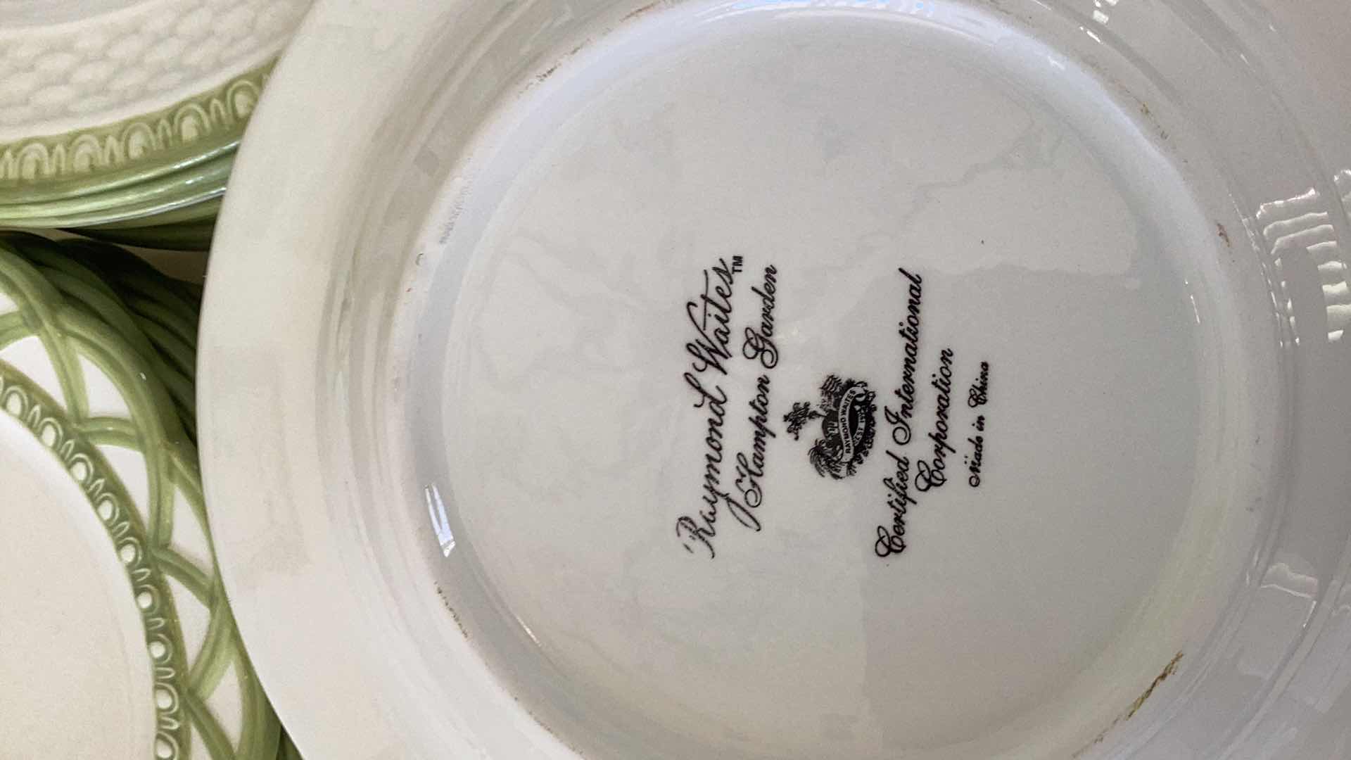 Photo 1 of RAYMOND WAITES HAMPTON GARDEN 23 PICE SET OF DISHES