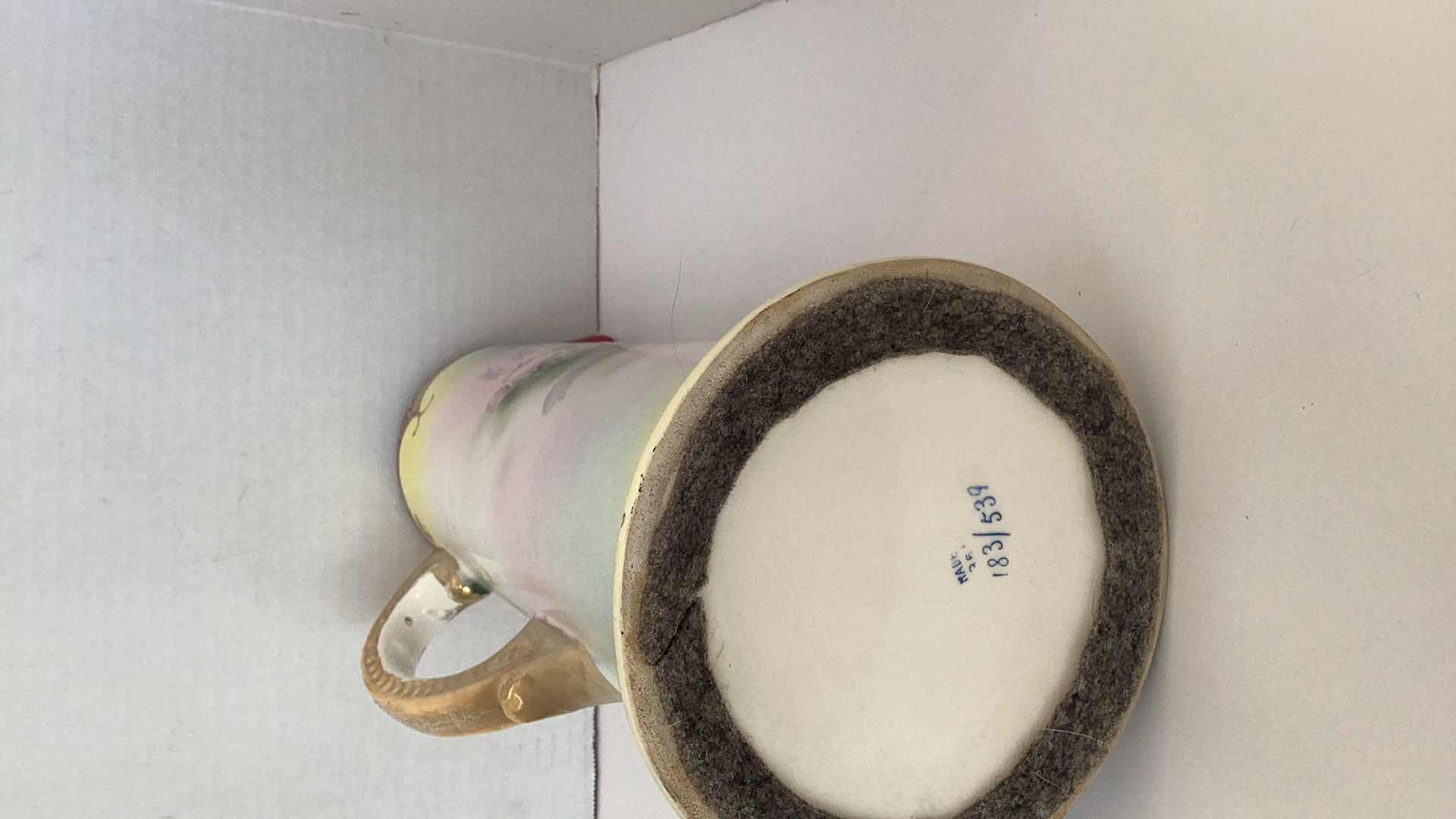 Photo 1 of SUPER RARE VINTAGE 1870-1921 ROYAL NIPPON NISHIKI TANKARD 12” 